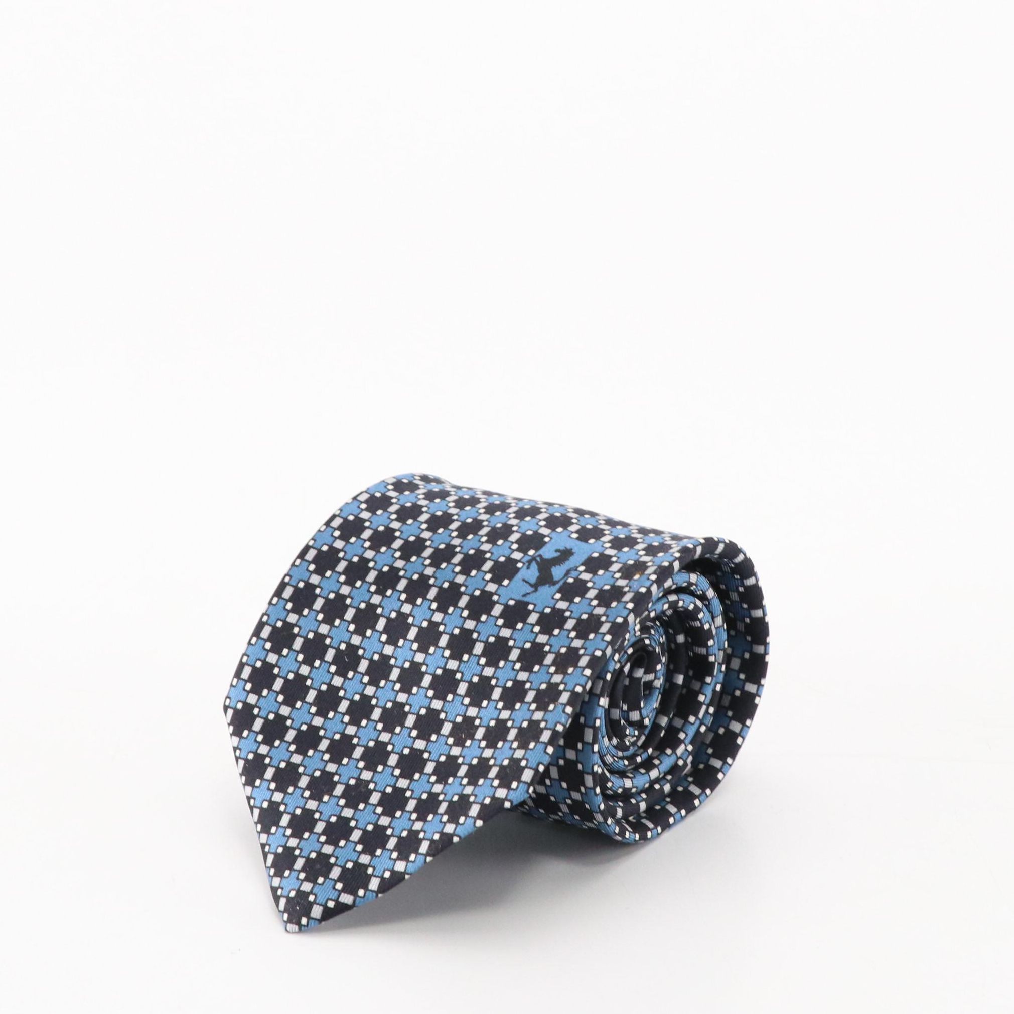 Ferrari Printed Silk Necktie
