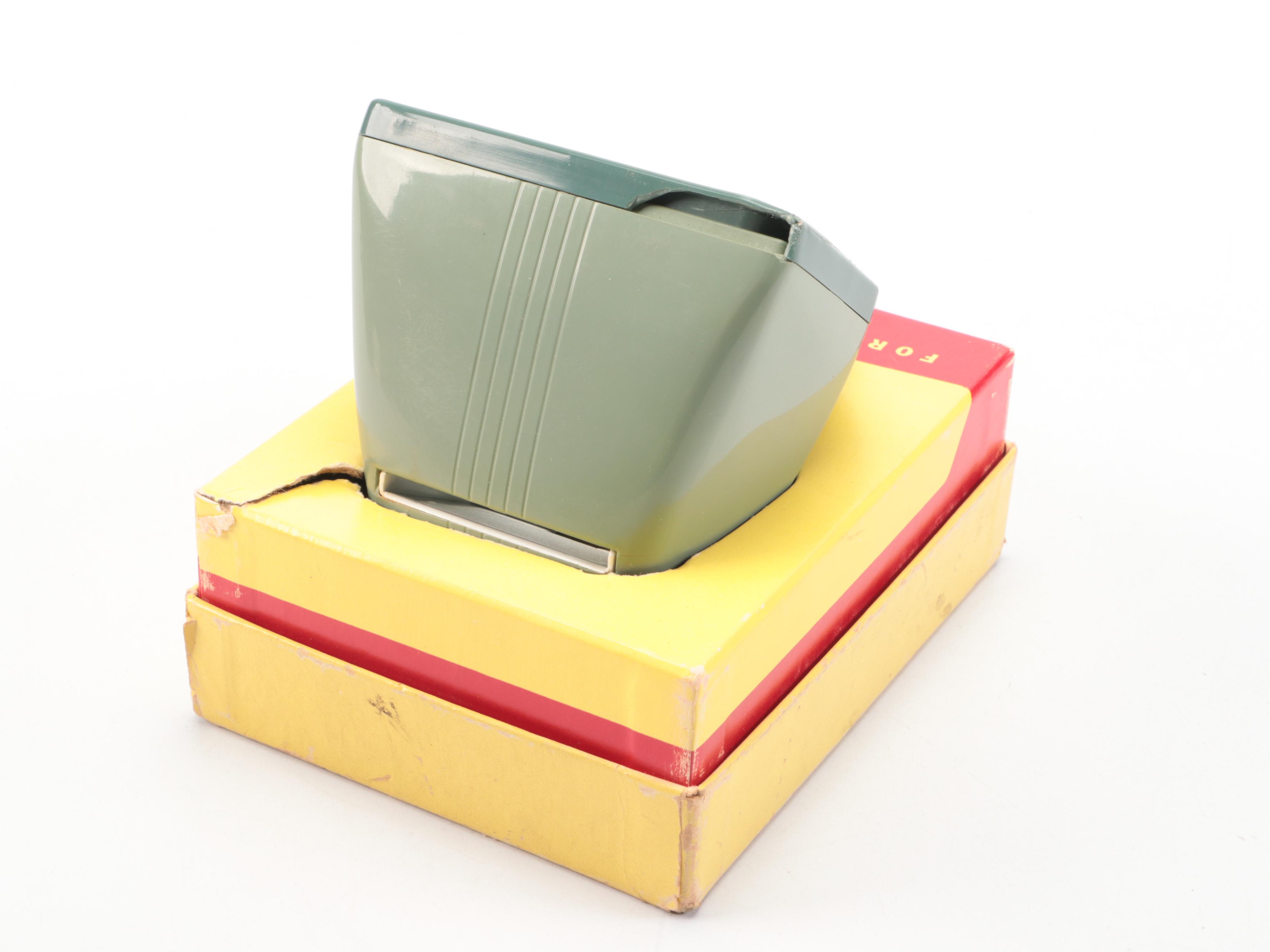 Bell & Howell Movie Camera, Film Editor, Polaroid Camera and Accessories