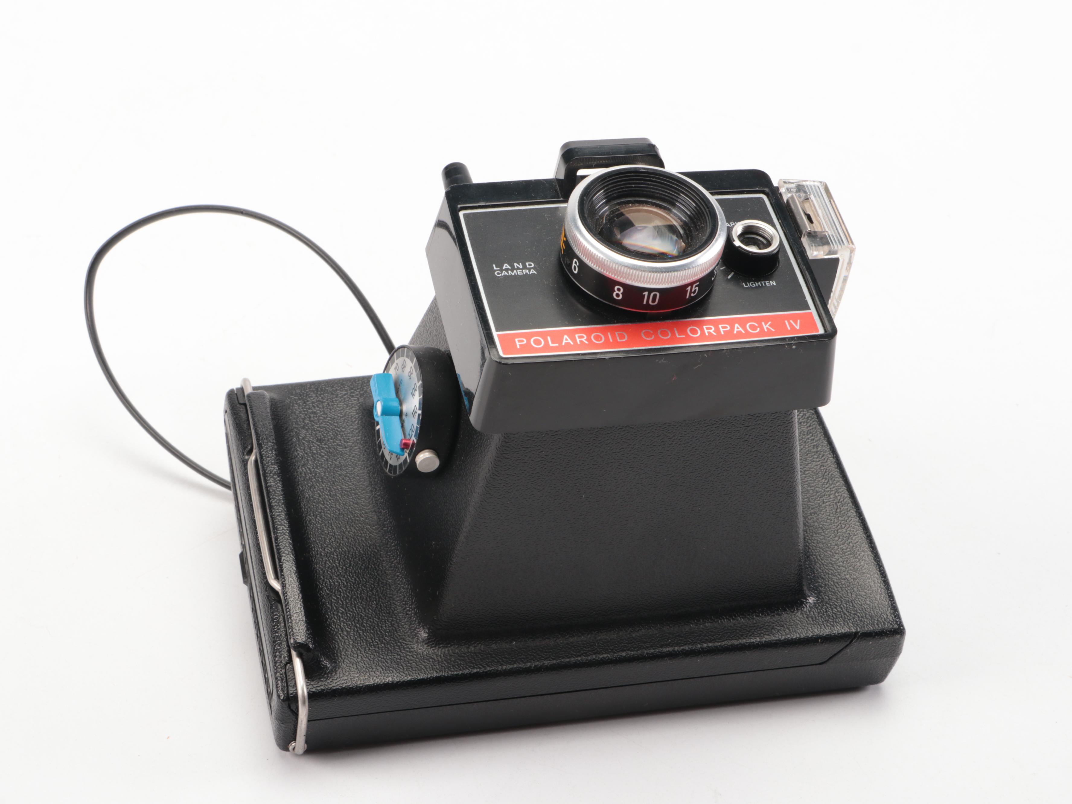 Bell & Howell Movie Camera, Film Editor, Polaroid Camera and Accessories