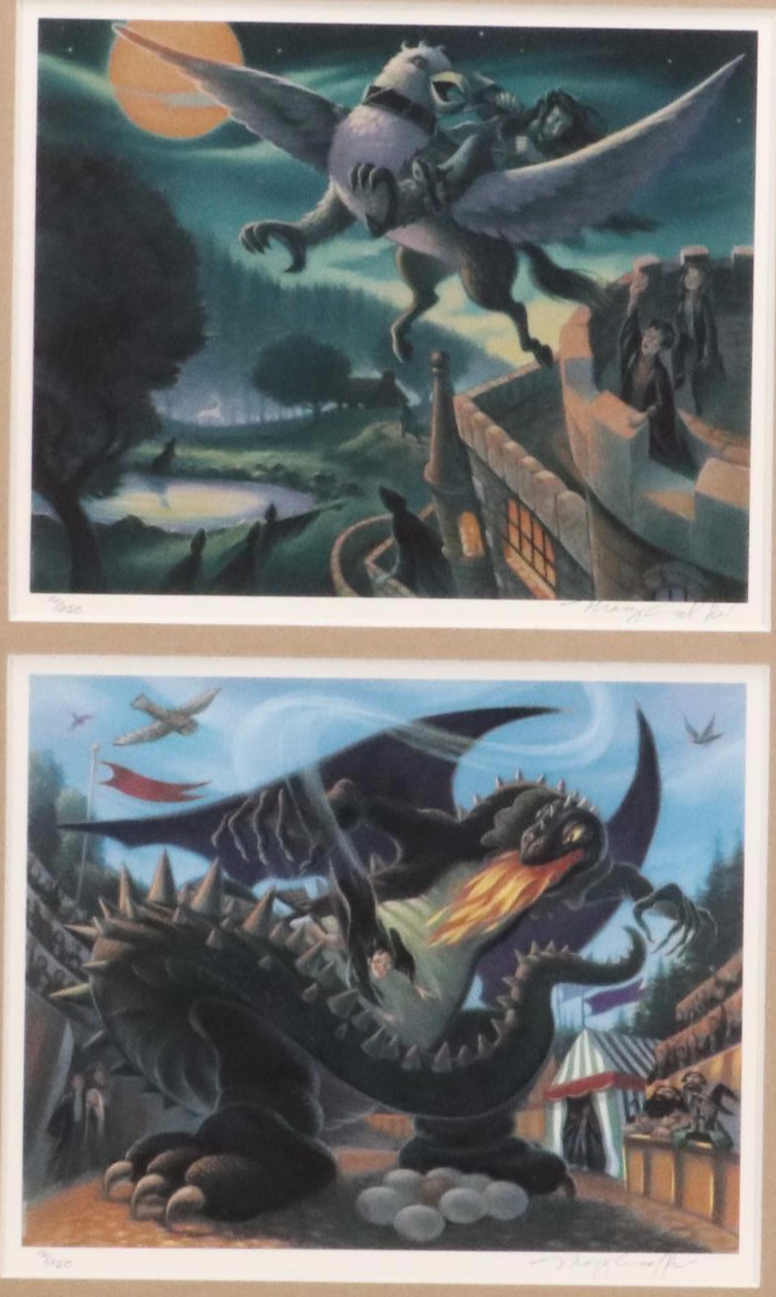 Mary GrandPré Framed Digital Prints from Harry Potter Series, Early 21st Century