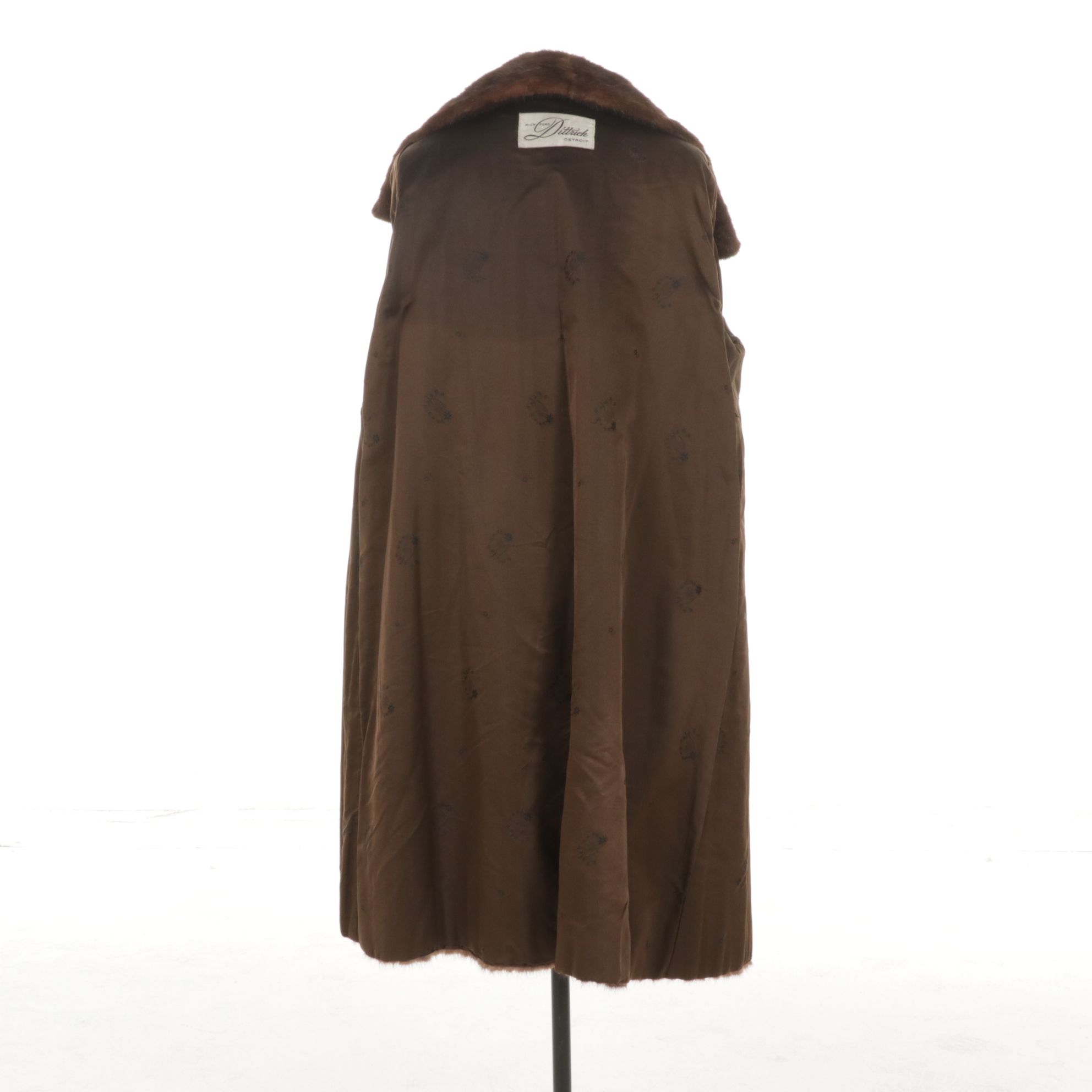 Rich Dittrich Mink Fur Coat, 1960s