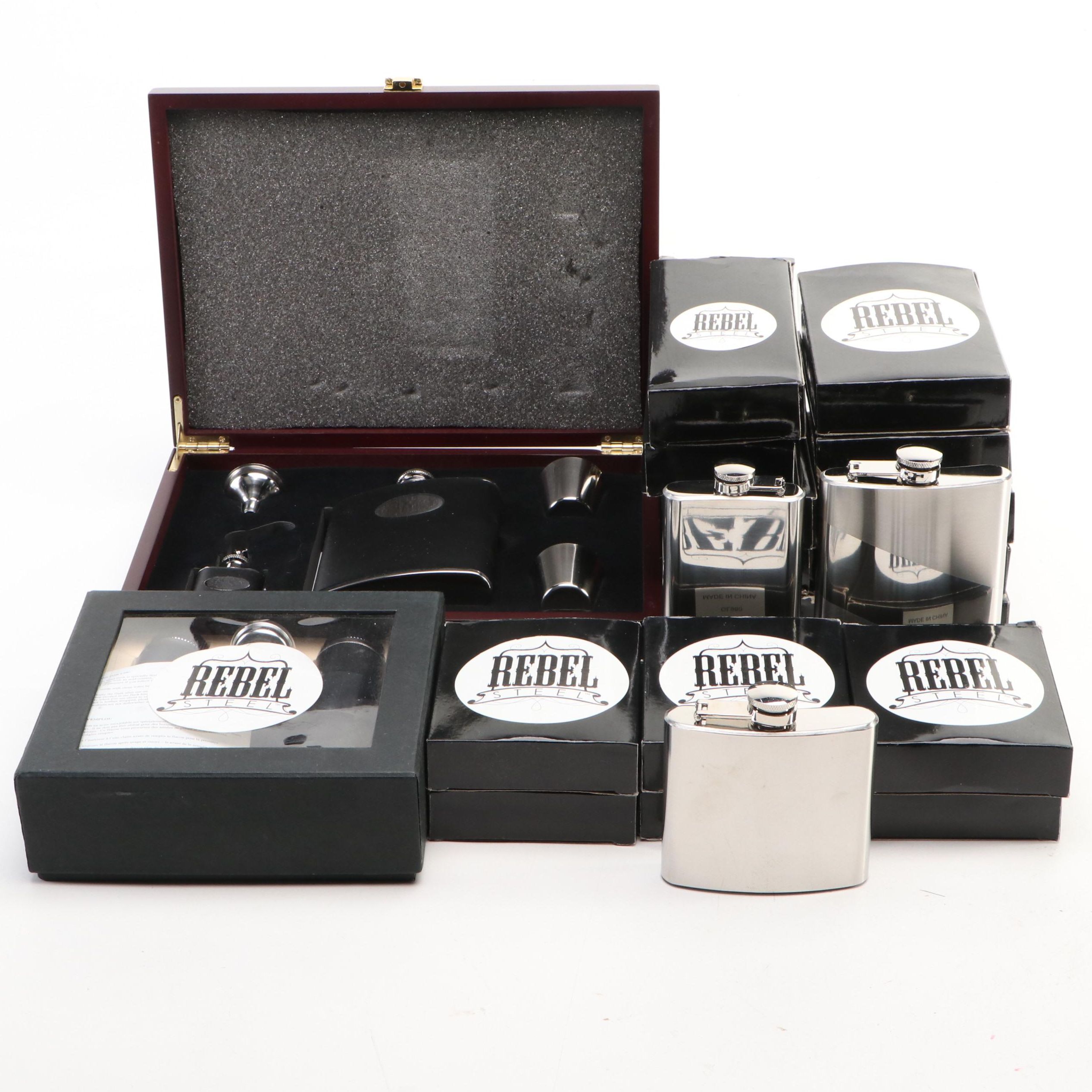 Rebel Steel Flasks and Gift Sets