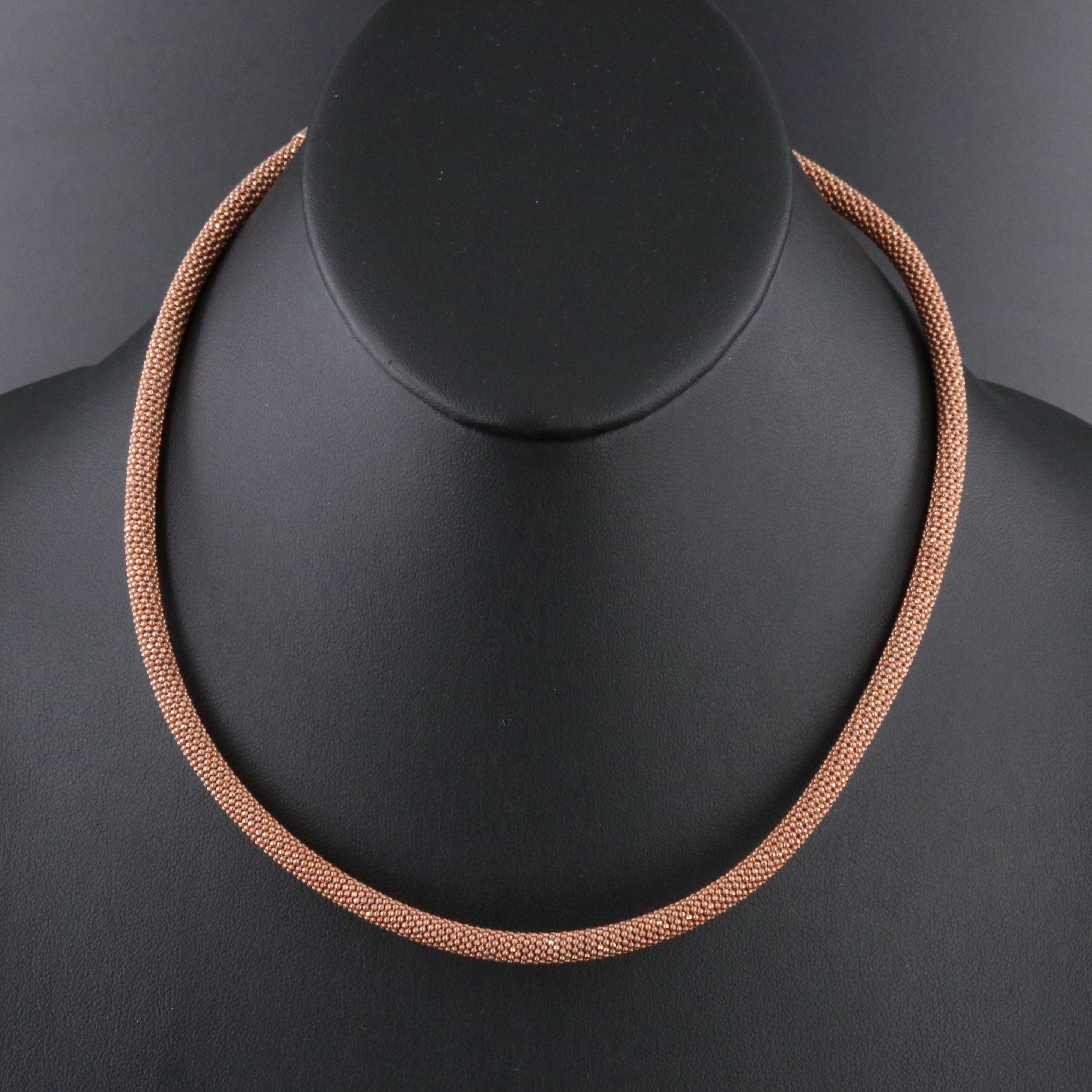 Italian Sterling Sparkle Chain Necklace