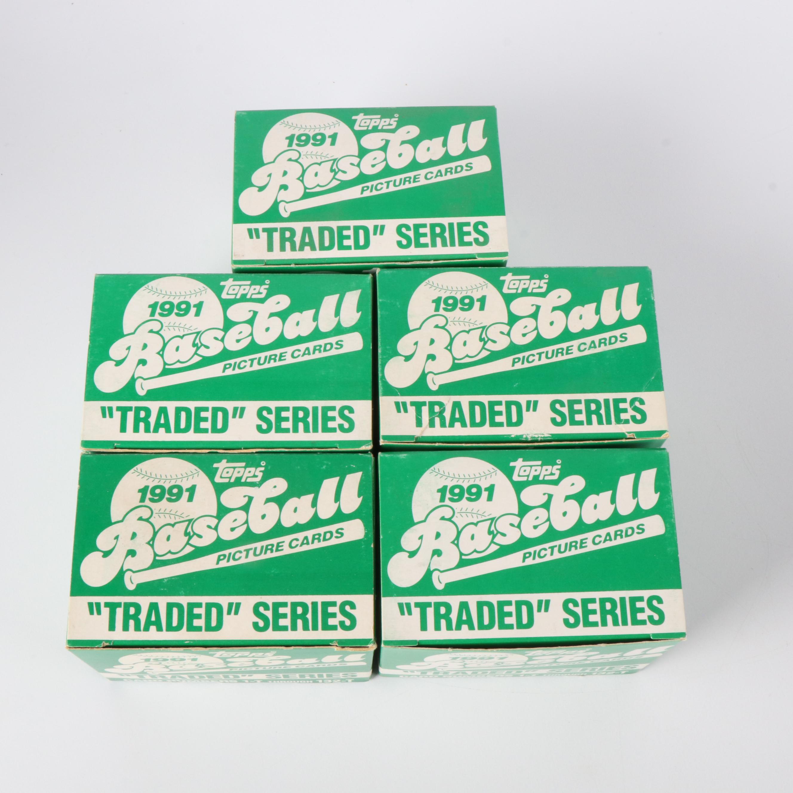 Topps Traded, Donruss Highlights, and More Baseball Card Sets, 1980s-1990s