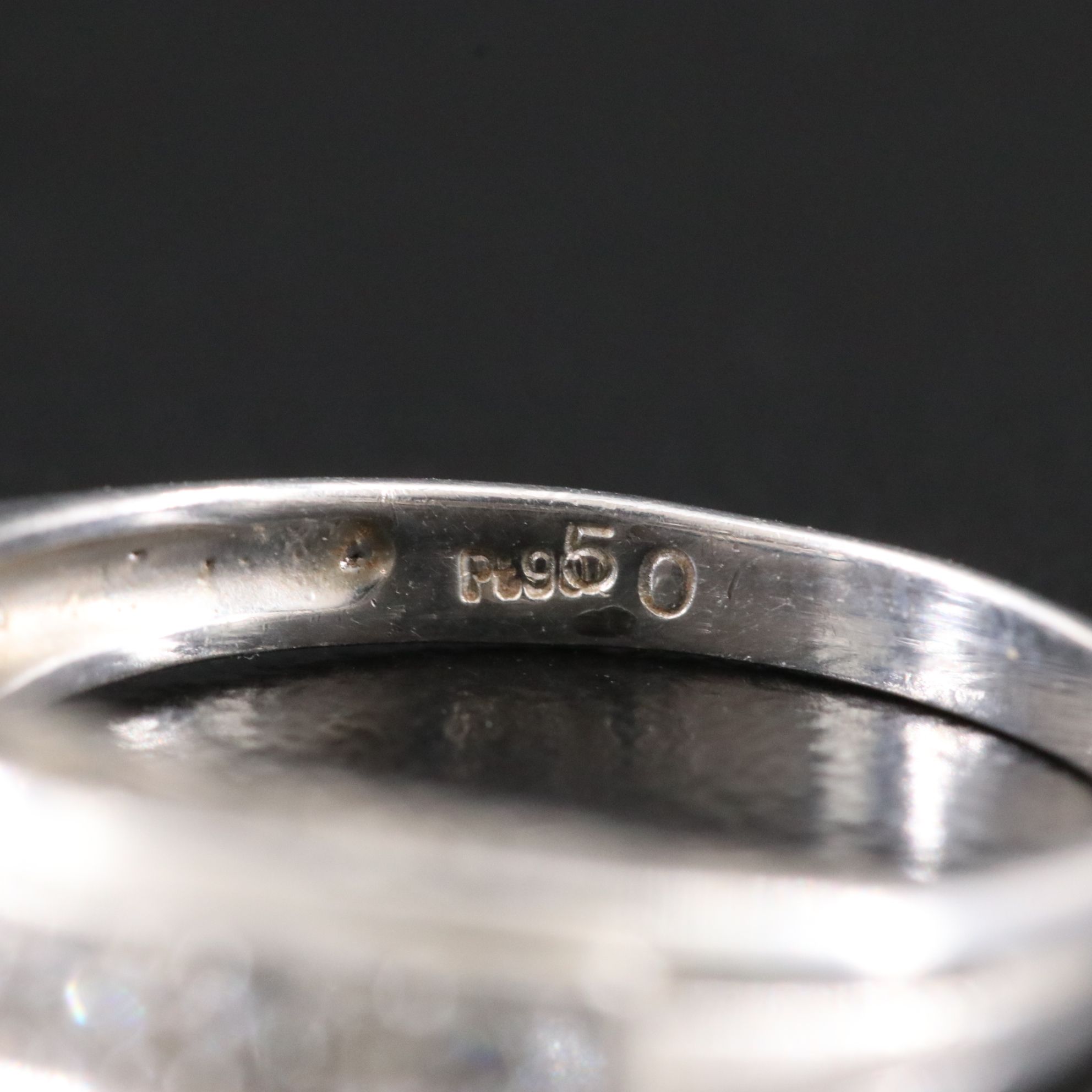 Vintage Platinum 0.32 CTW Diamond Ring