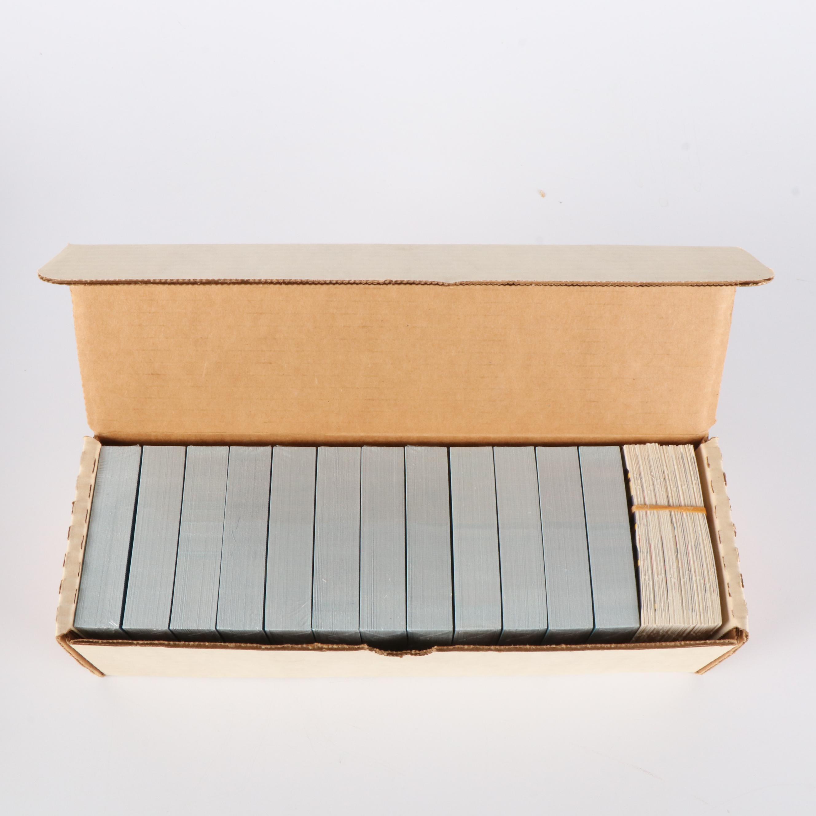 Topps, Fleer, and Donruss Baseball Card Sets with Clemens & Puckett Rookies