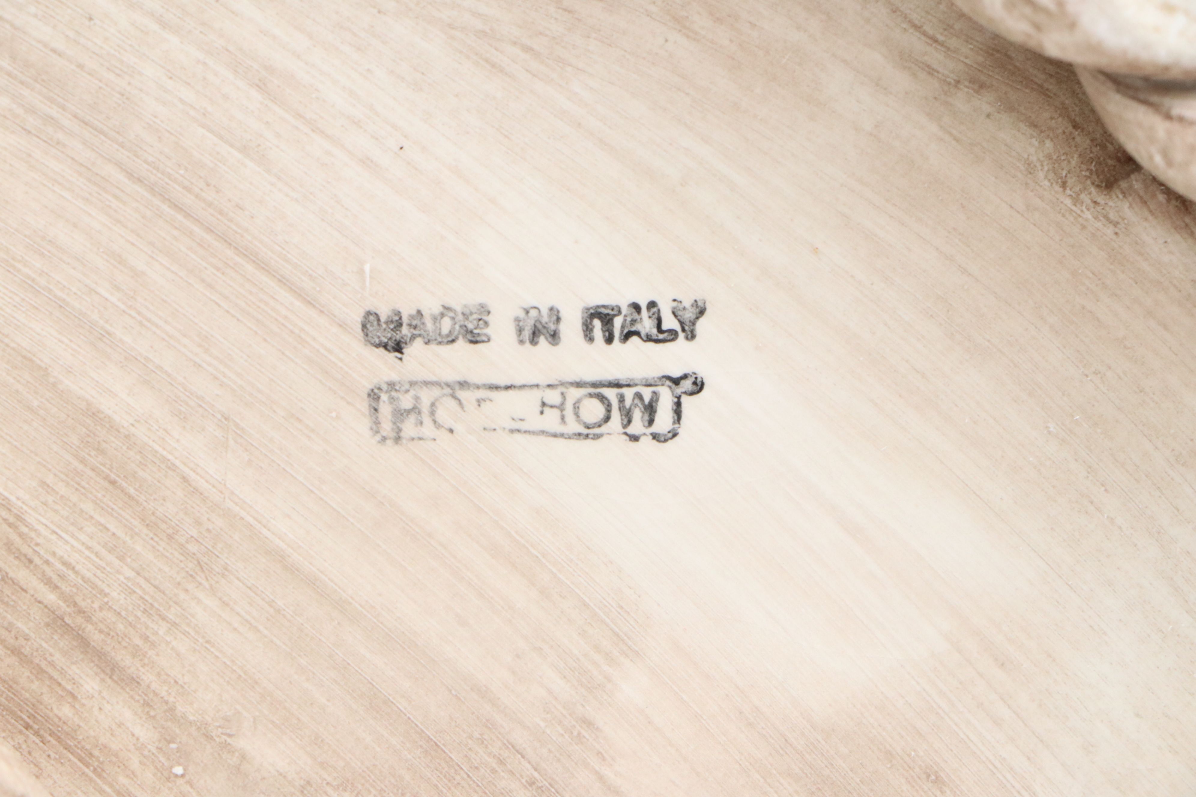 Horchow Italian Majolica Vegetable Basket Centerpiece