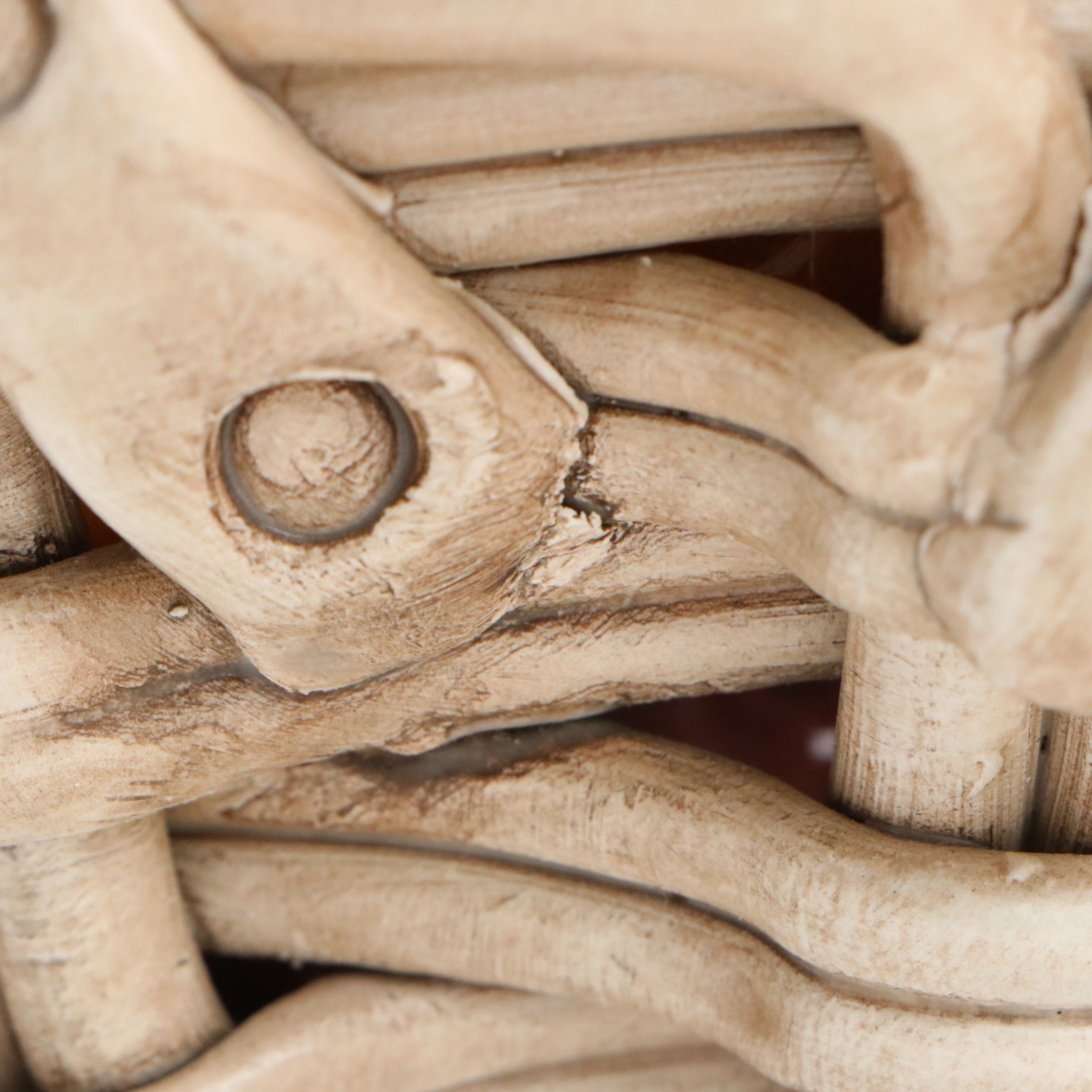 Horchow Italian Majolica Vegetable Basket Centerpiece