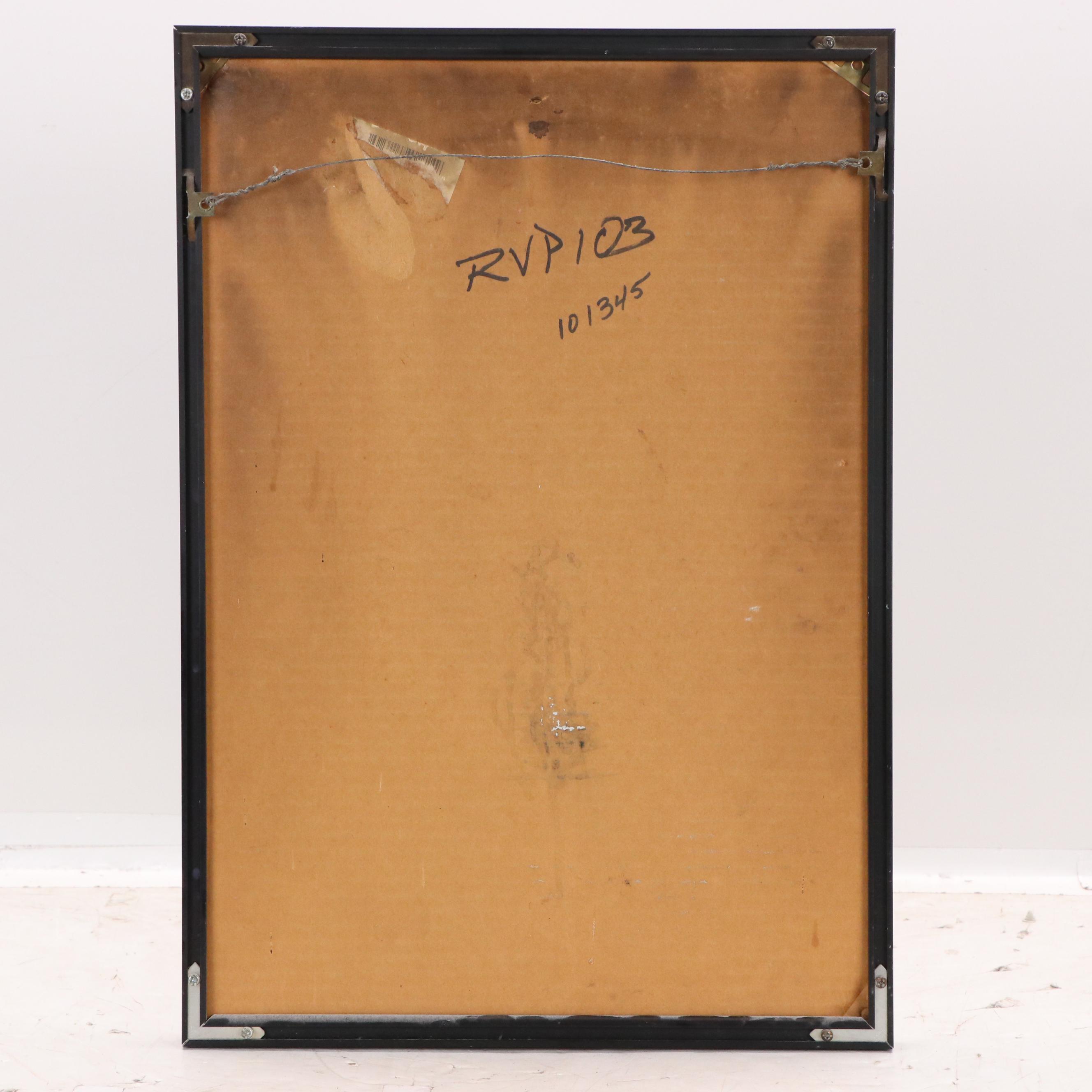 Offset Lithograph "Tracy in Polka Dot Dress" After Patrick Nagel