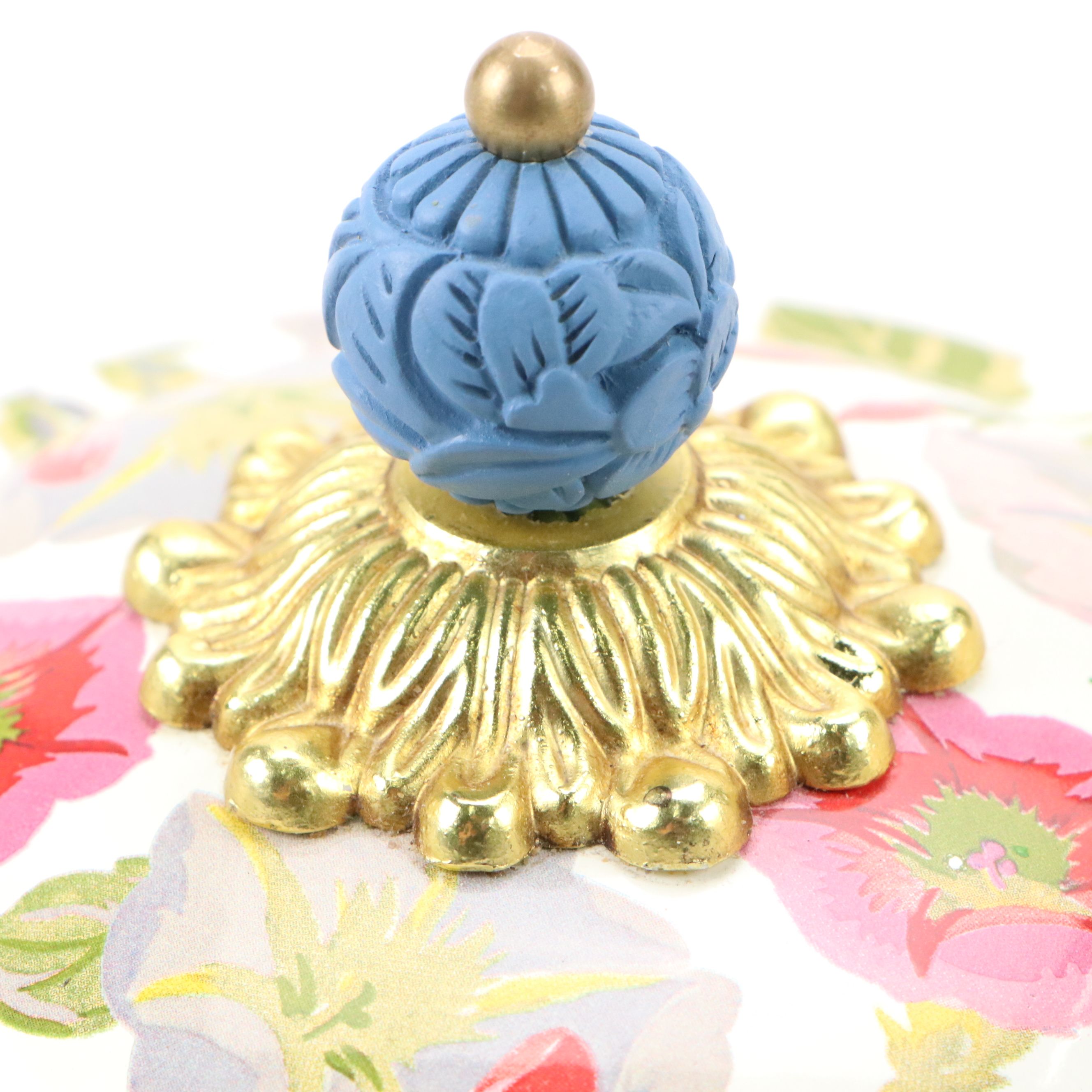 MacKenzie-Childs "Morning Glory" Enameled Canisters