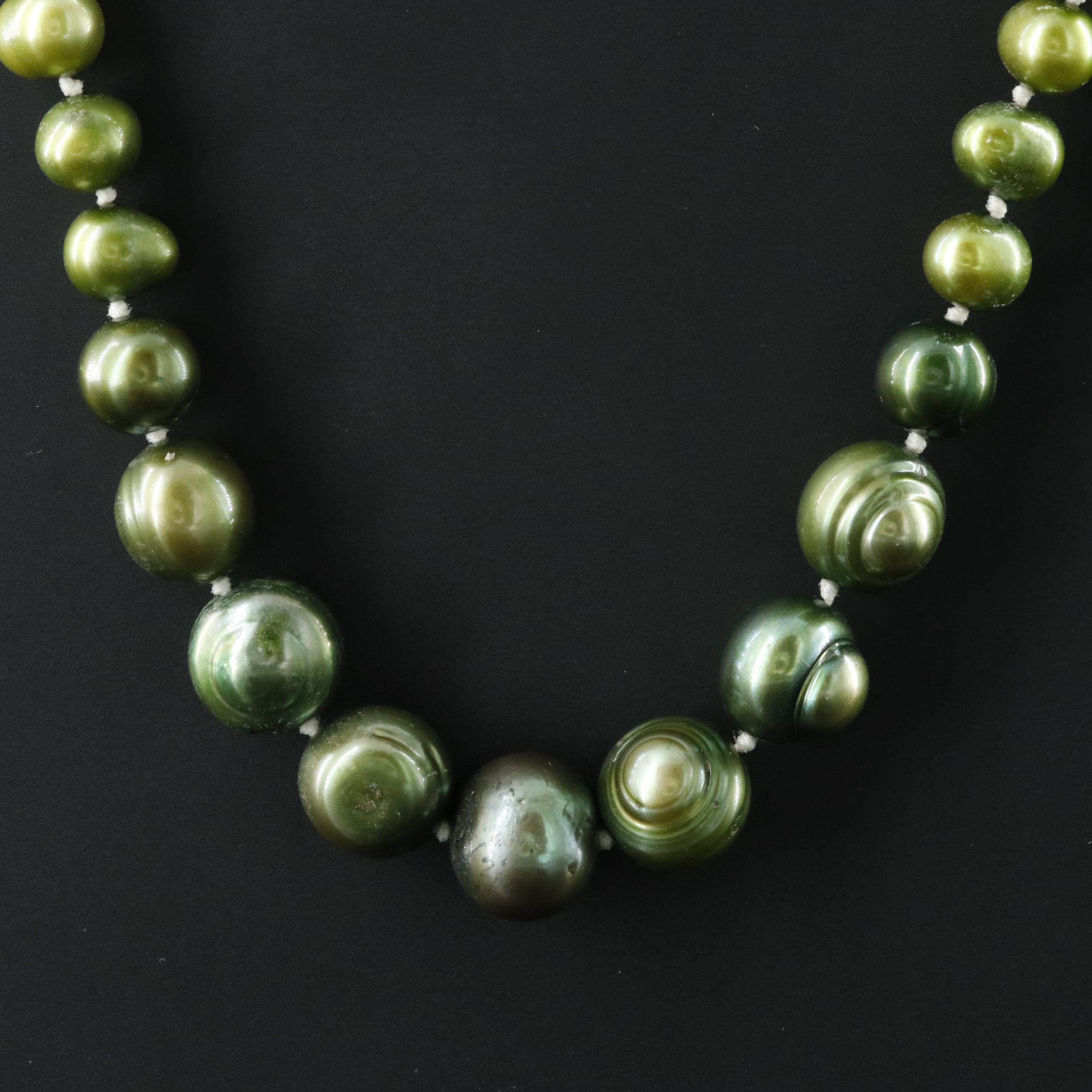 6.00 – 11.00 MM Pearl Necklace with 14K Clasp
