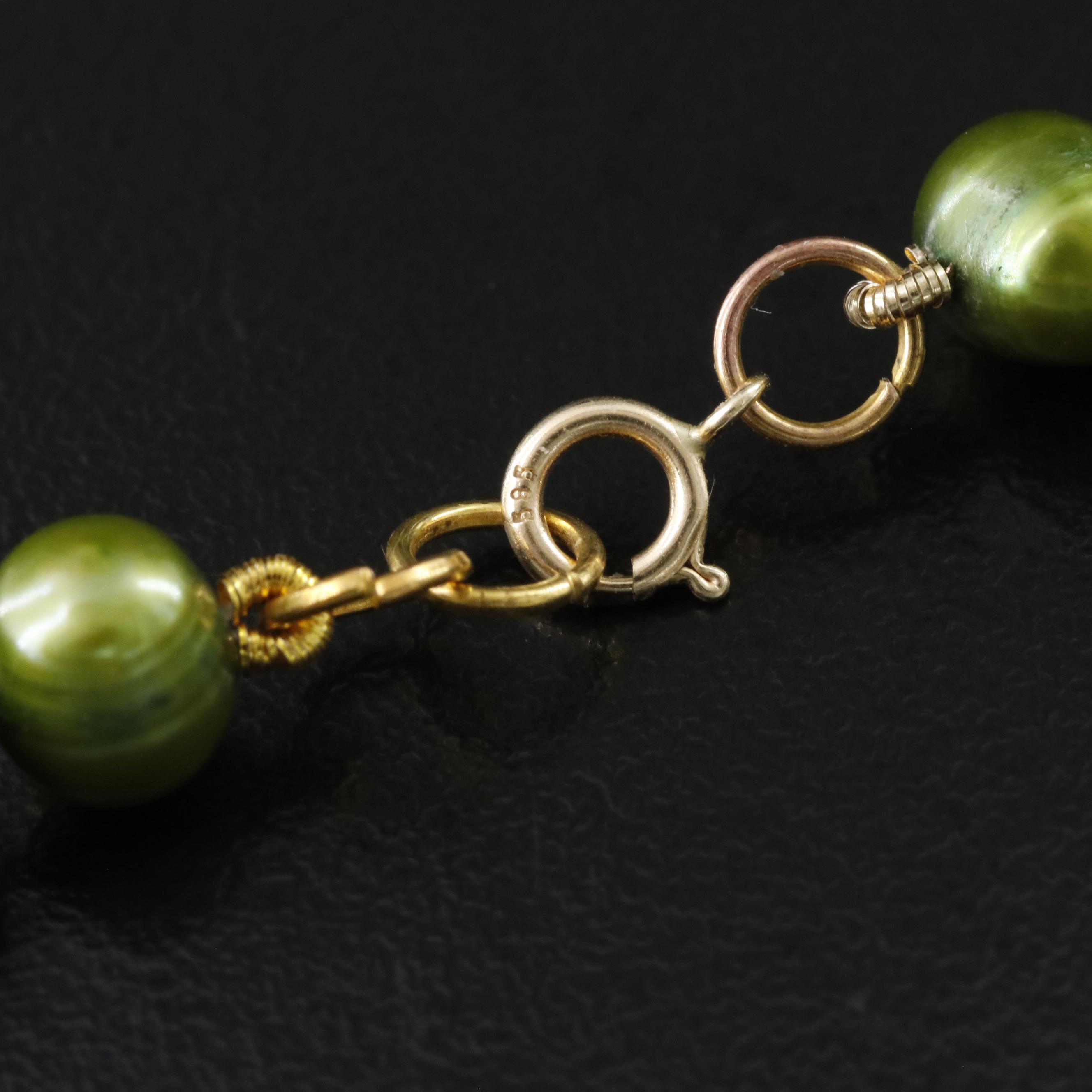 6.00 – 11.00 MM Pearl Necklace with 14K Clasp