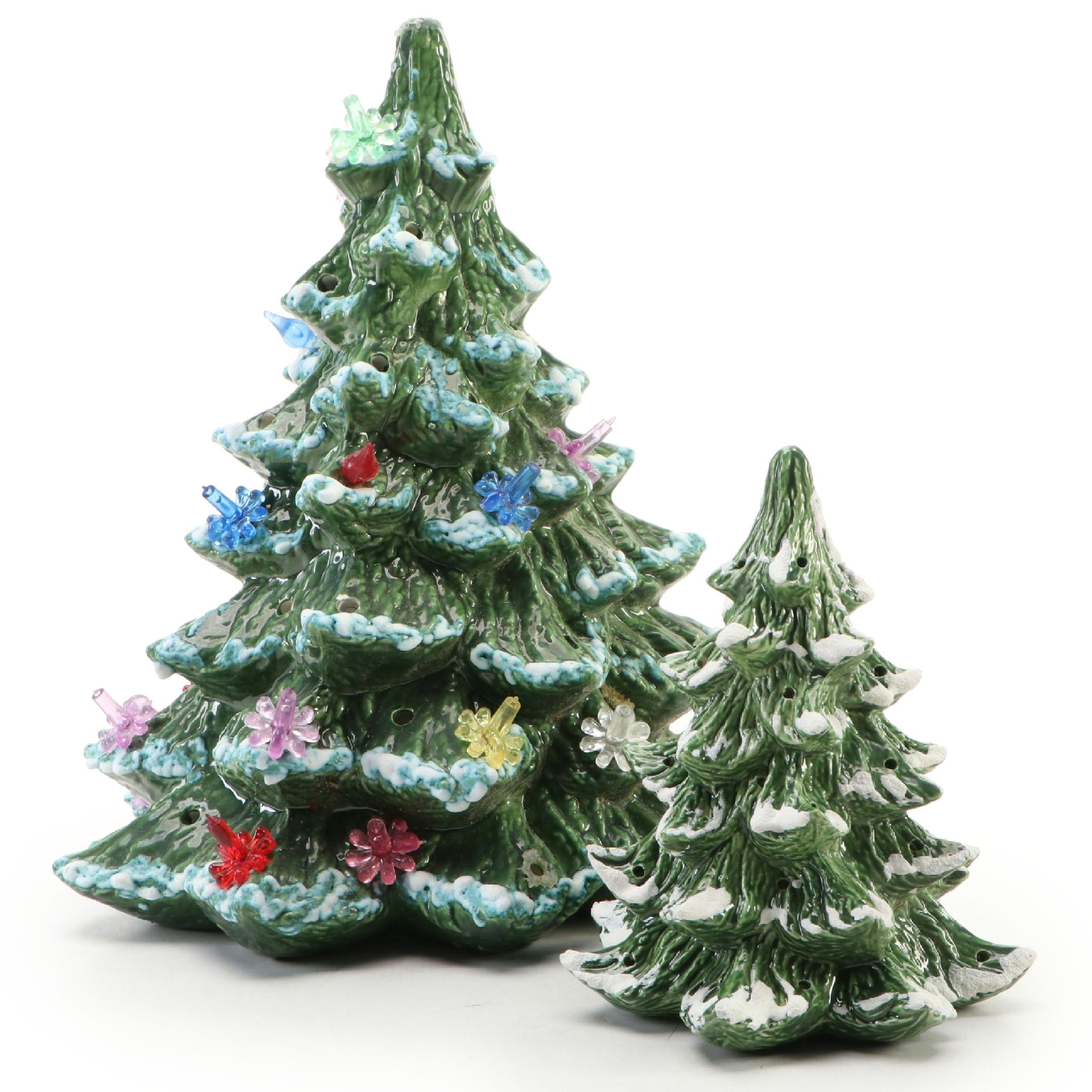 Ceramic Tabletop Christmas Trees