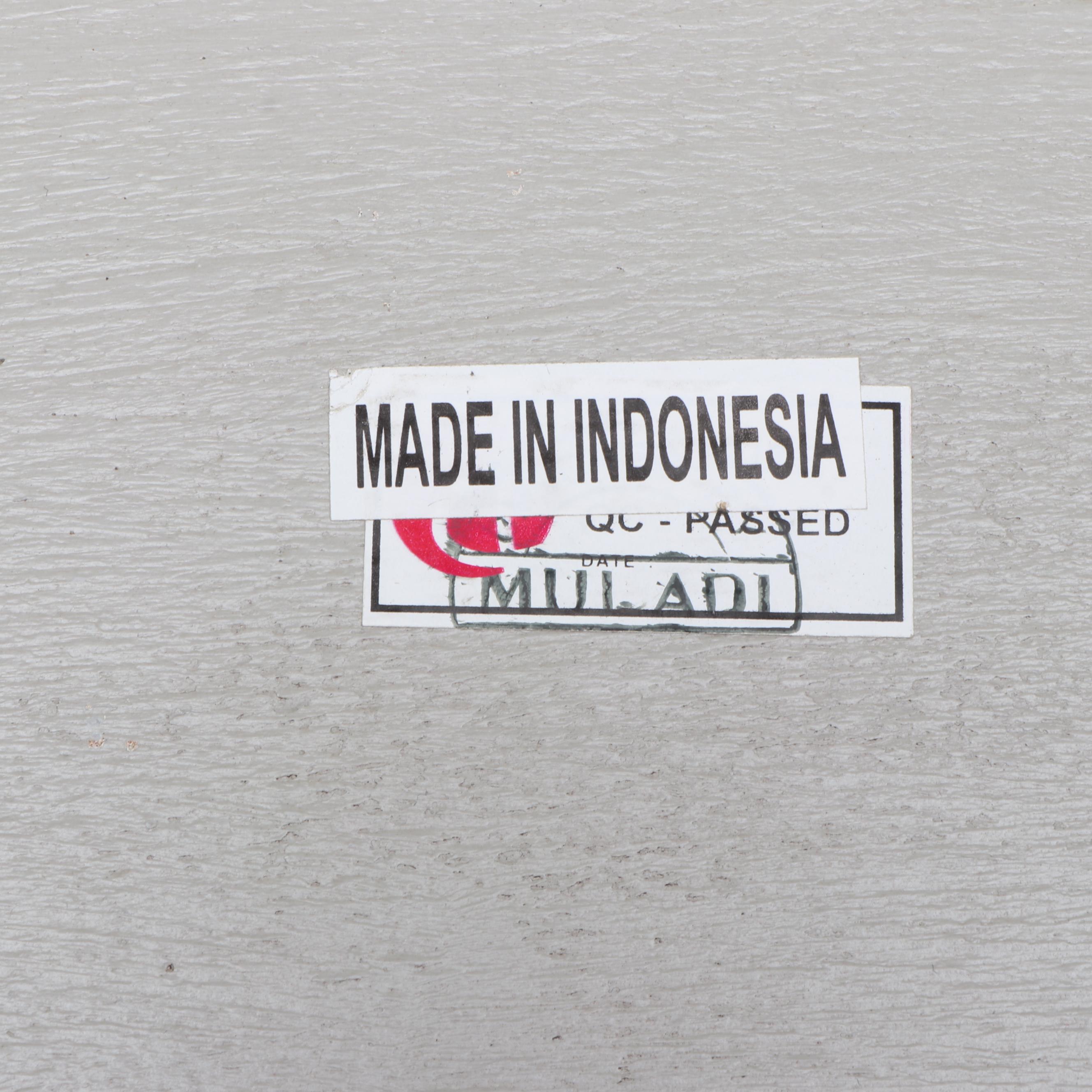 Victorian Style Painted Wooden Tray