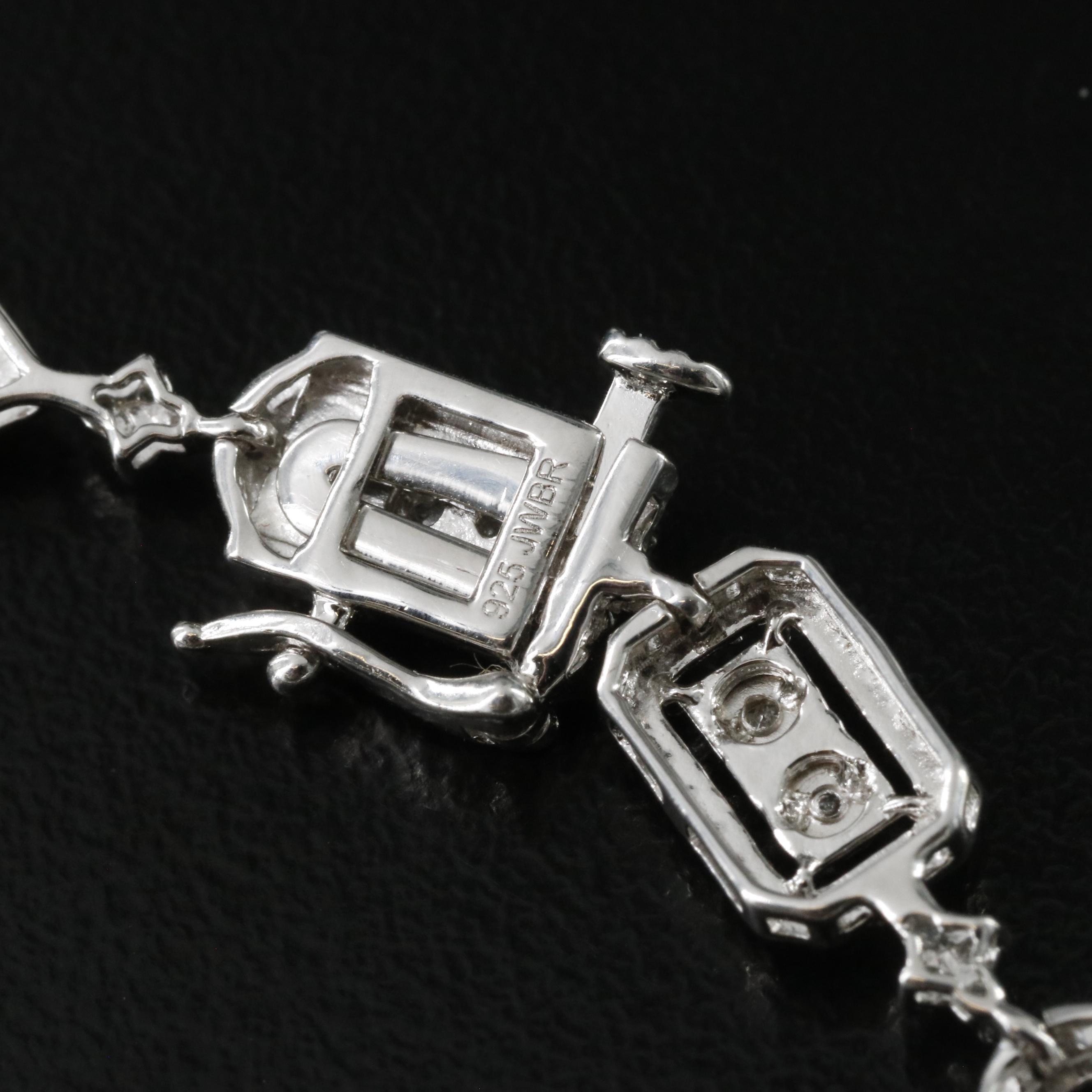 Sterling Diamond Bracelet