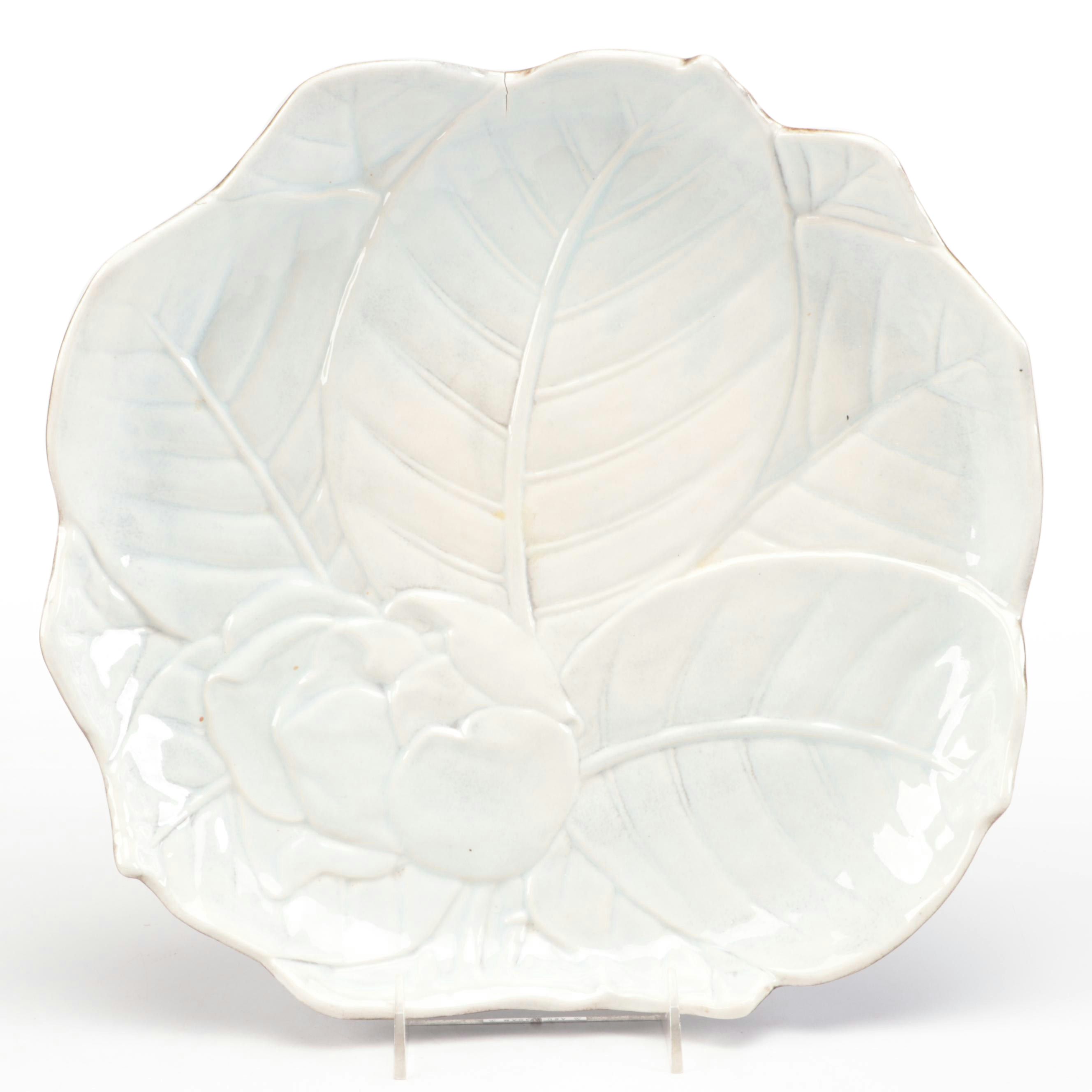 Rookwood Pottery Low Bowl with "The Book of Rookwood Pottery" by Peck