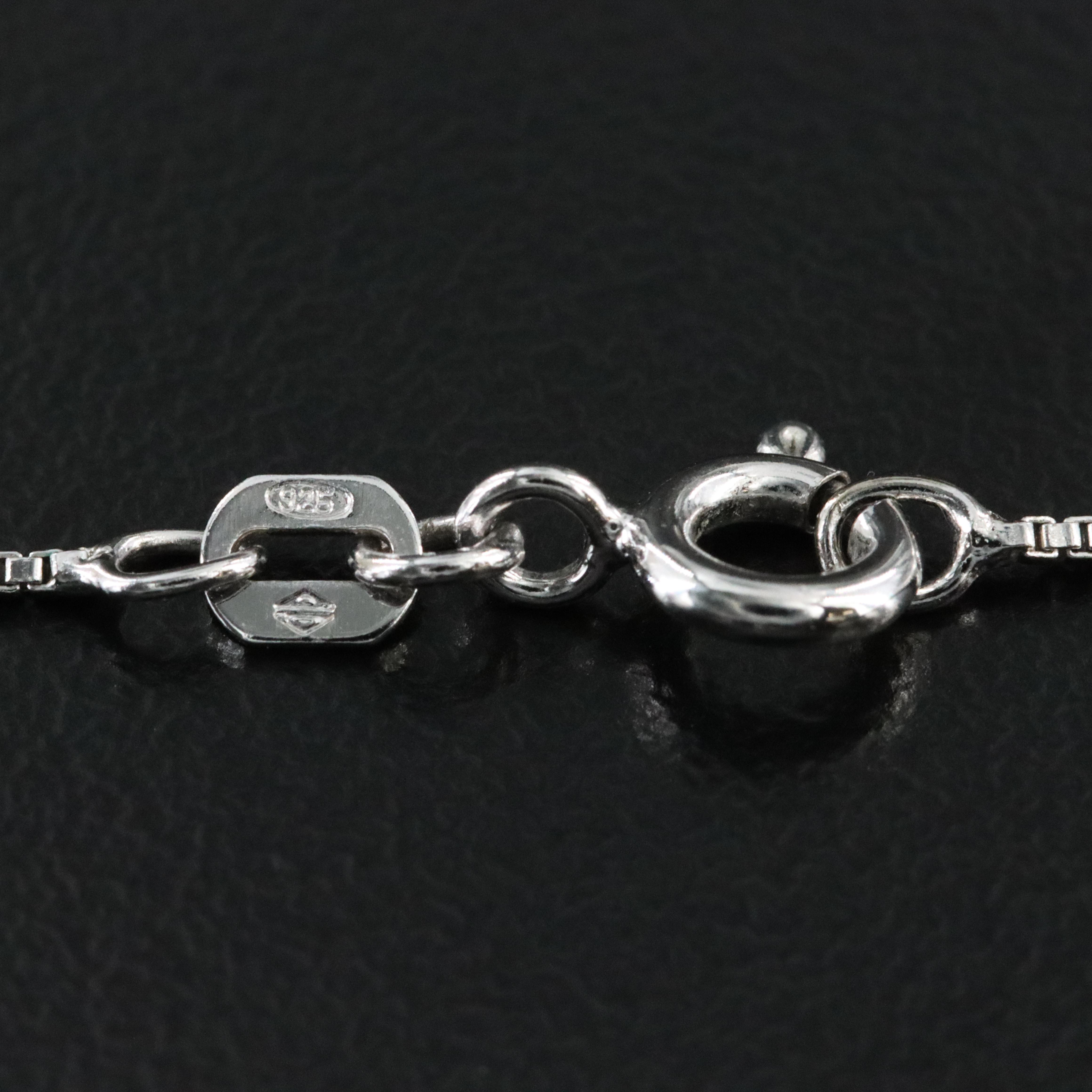 Sterling Topaz and Pearl Pendant Necklace