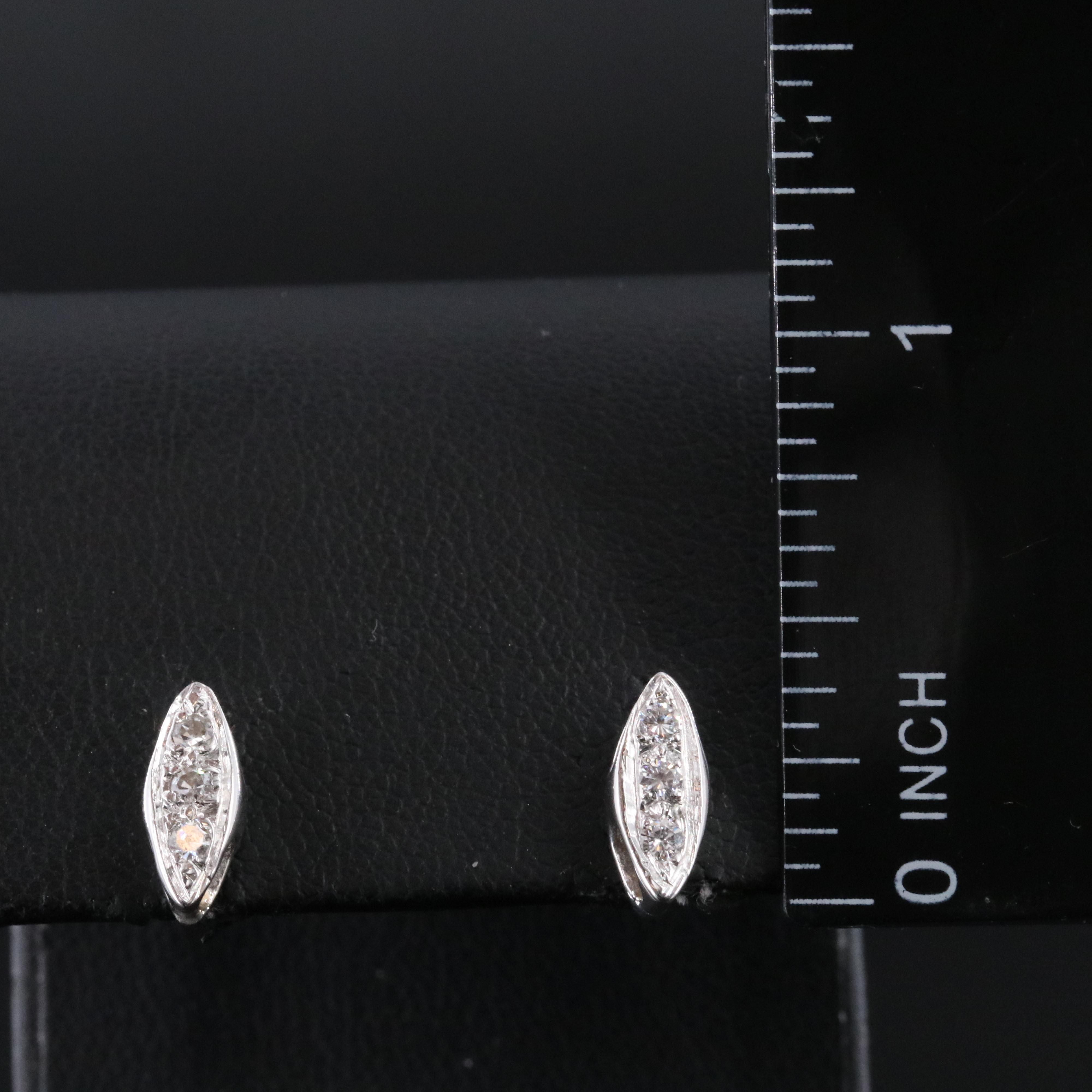 18K & 14K 0.18 CTW Diamond Earrings