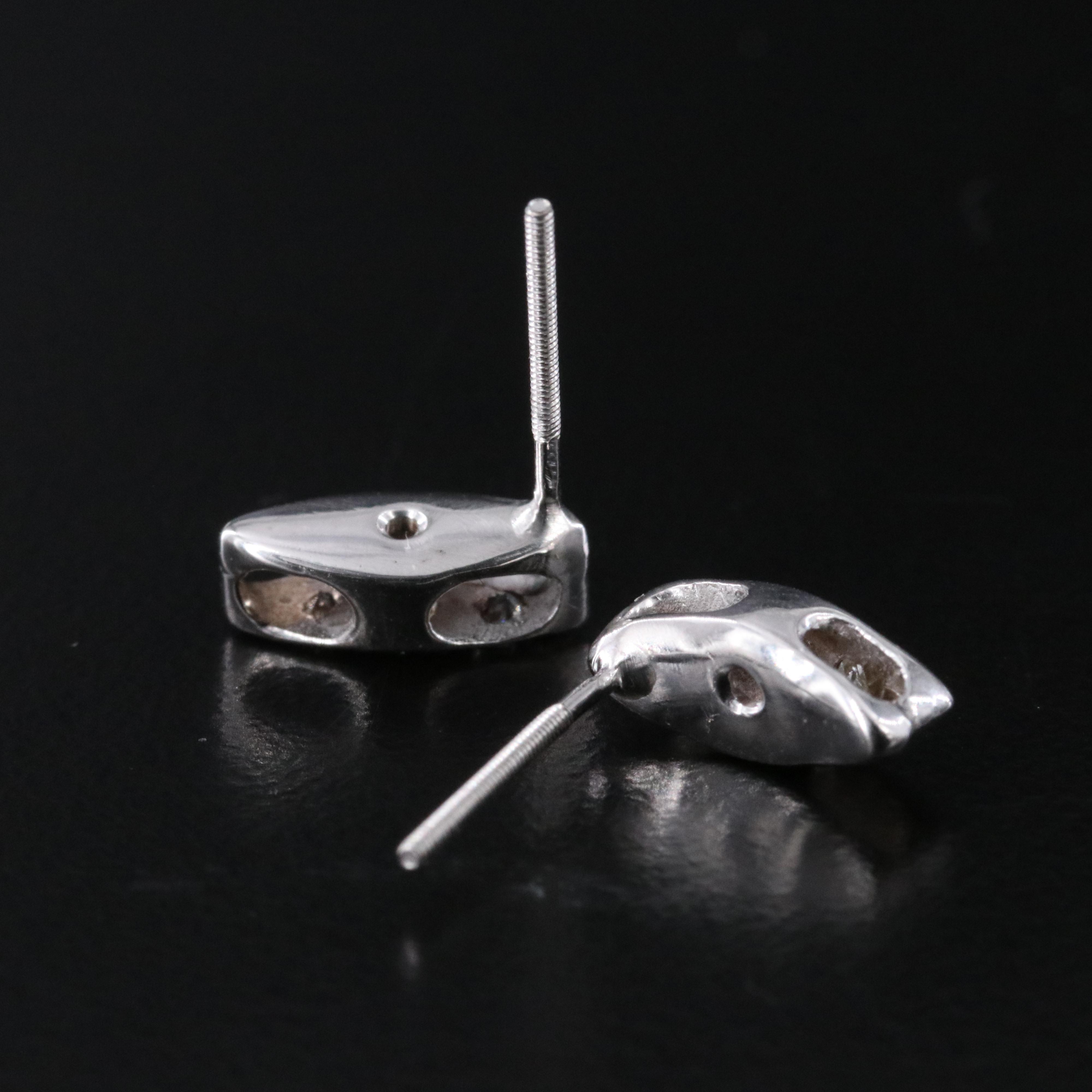 18K & 14K 0.18 CTW Diamond Earrings