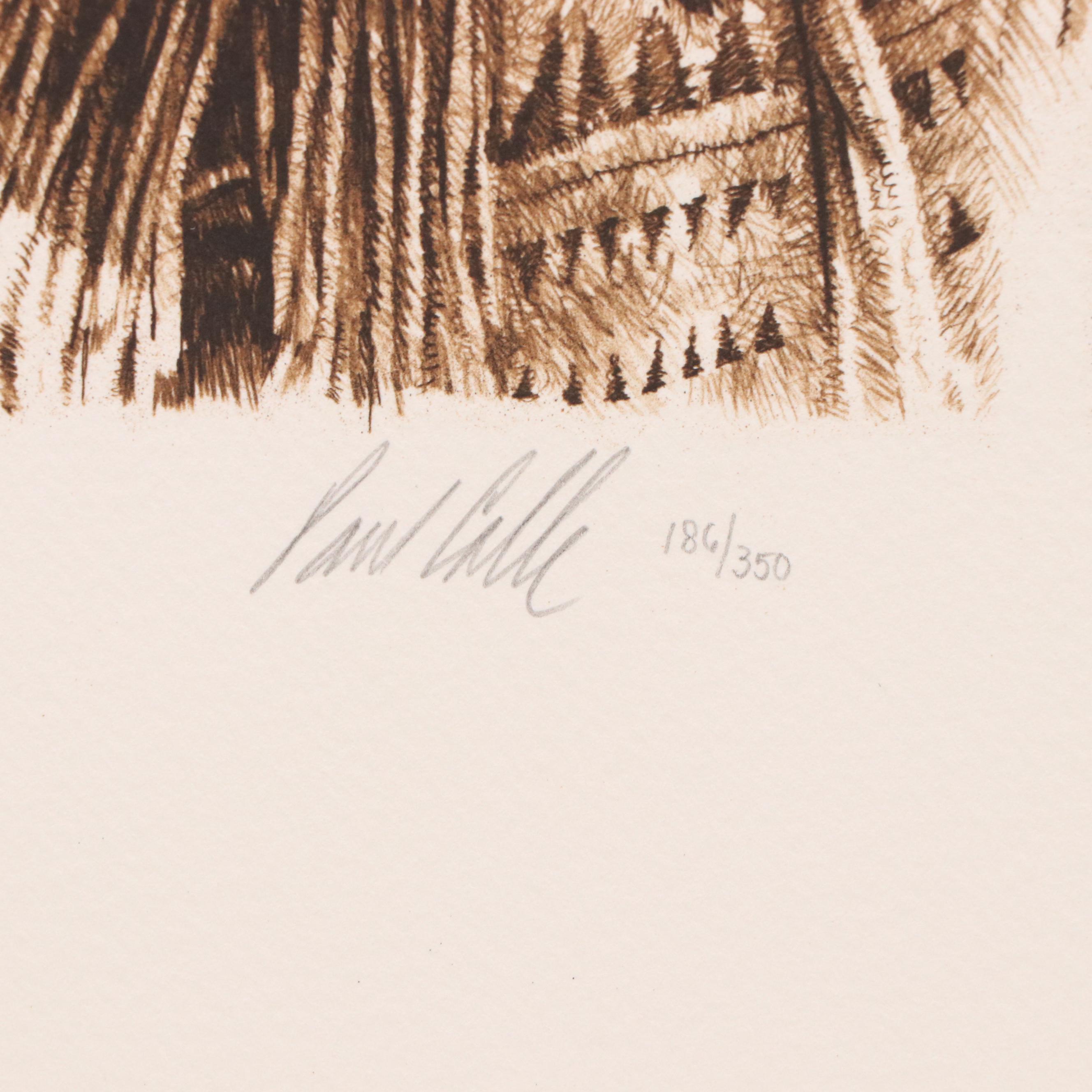 Mill Pond Press North American Wilderness Color Lithograph Portfolio