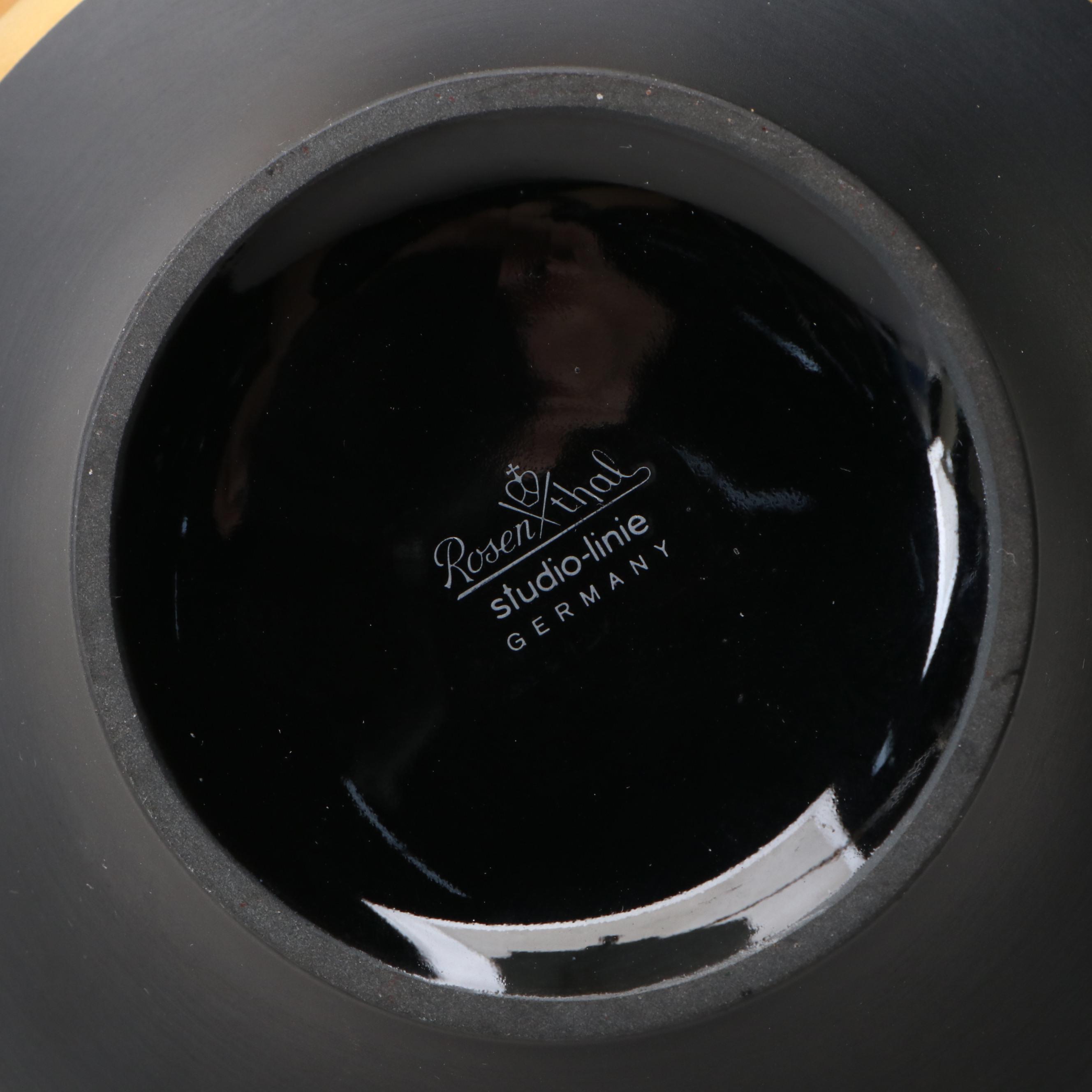 Emilio Pucci for Rosenthal Vase, Rosenthal Bud Vase and Gilt Glass Vase