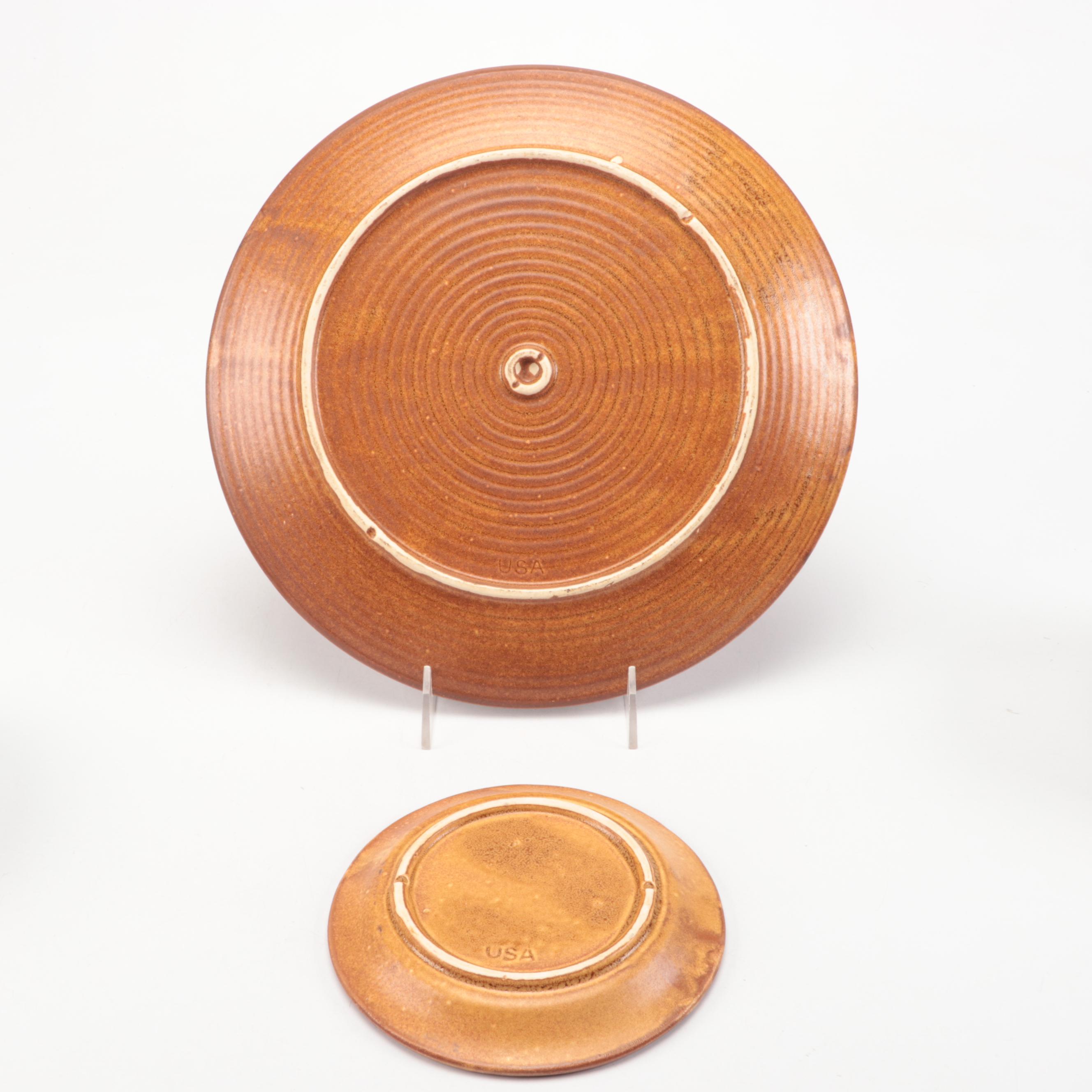 McCoy Pottery "Canyon" Southwestern Inspired Dinnerware, Mid to Late 20th C.