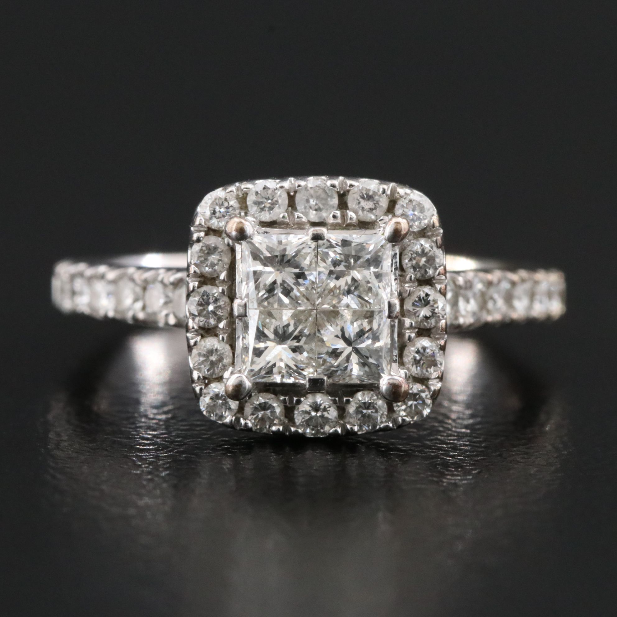 14K 0.98 CTW Diamond Ring