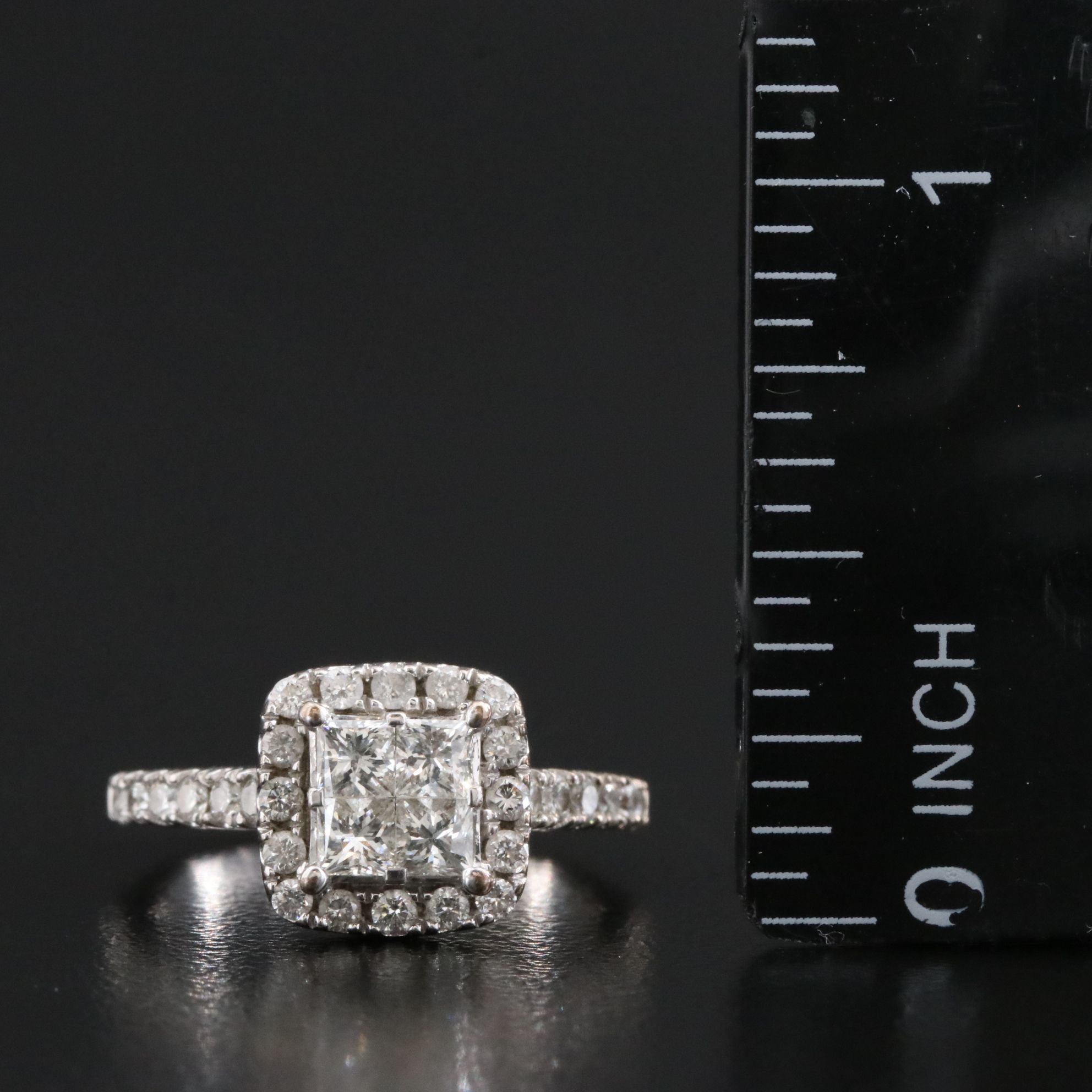 14K 0.98 CTW Diamond Ring