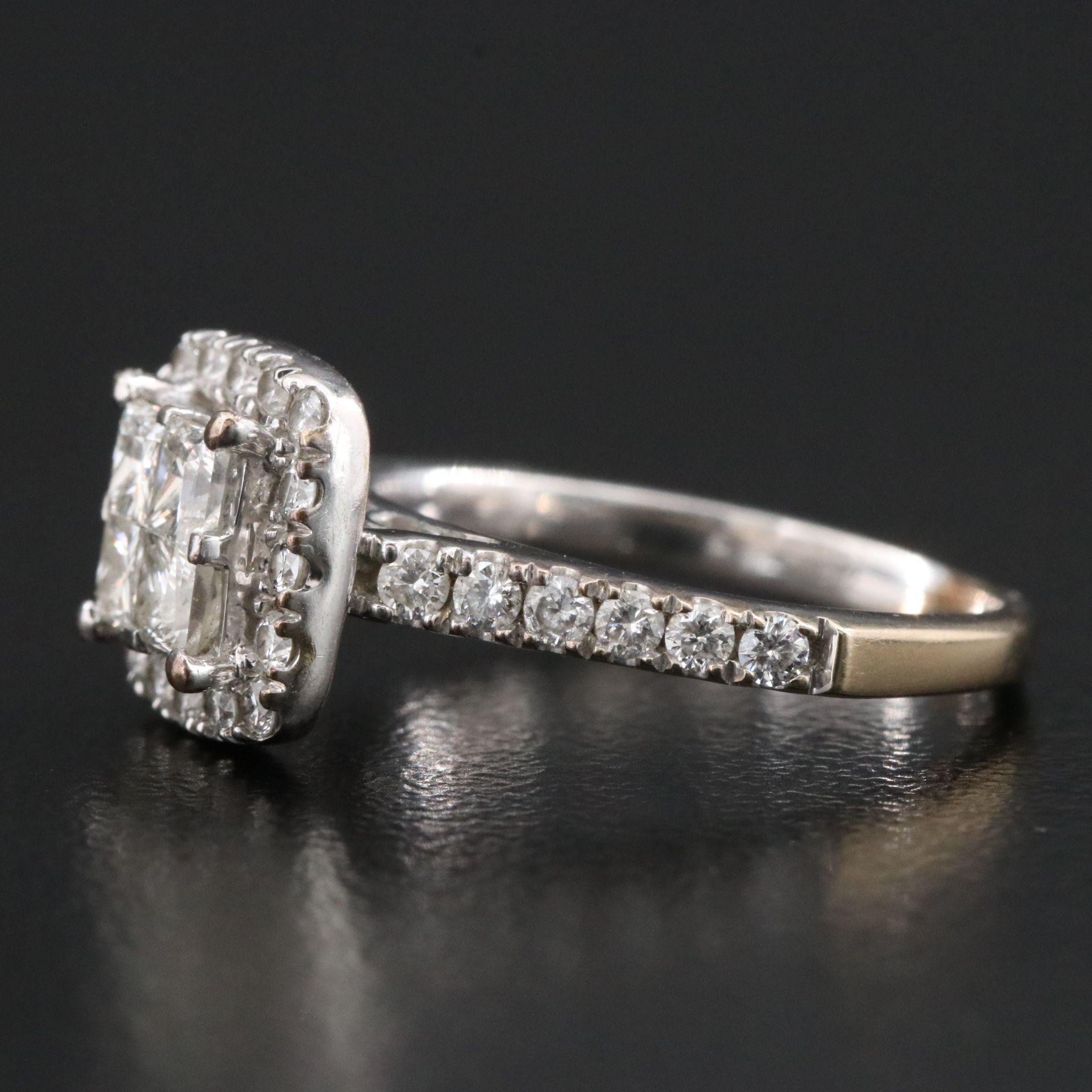 14K 0.98 CTW Diamond Ring