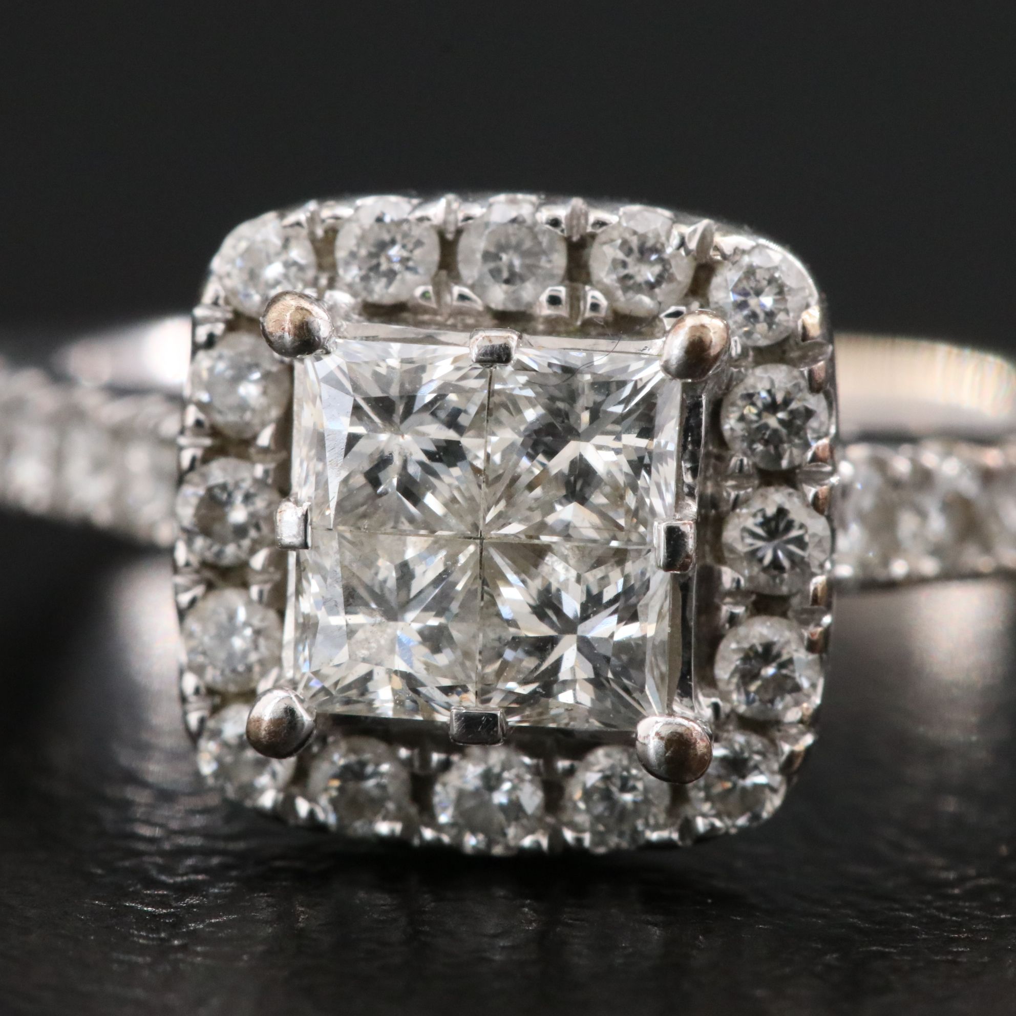 14K 0.98 CTW Diamond Ring