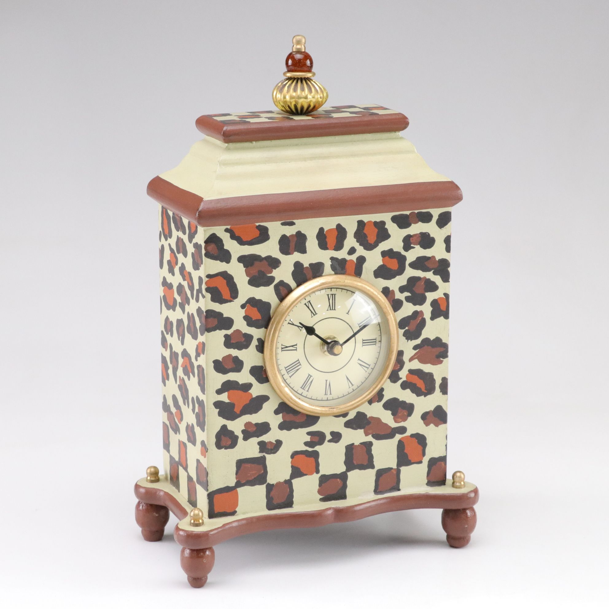 MacKenzie-Childs "Serengeti" Desk Clock