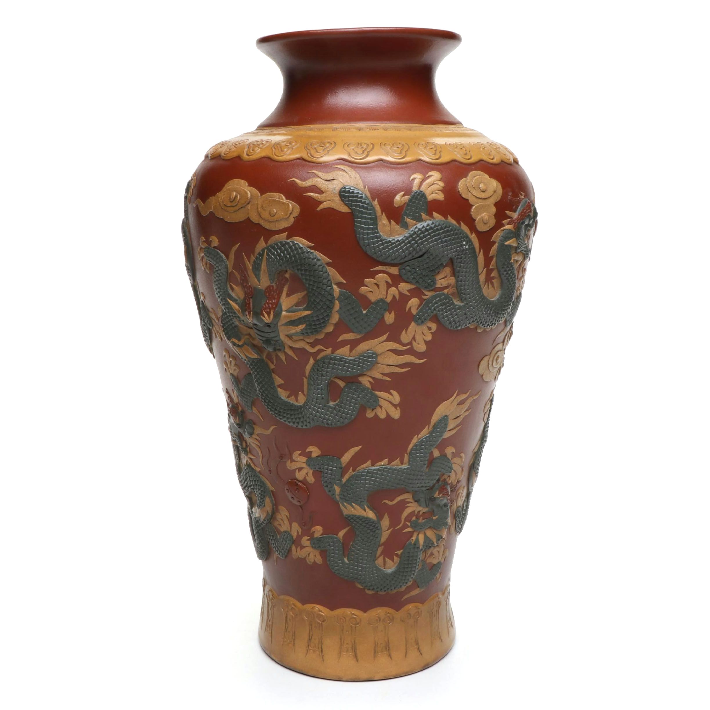 Chinese Dragon Ceramic Vase