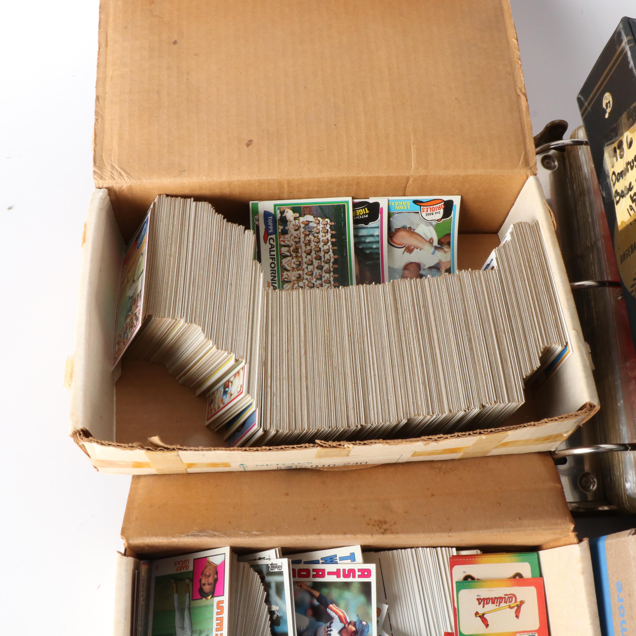 Donruss with Other Baseball Cards Featuring Roger Clemens, Pete Rose, and More