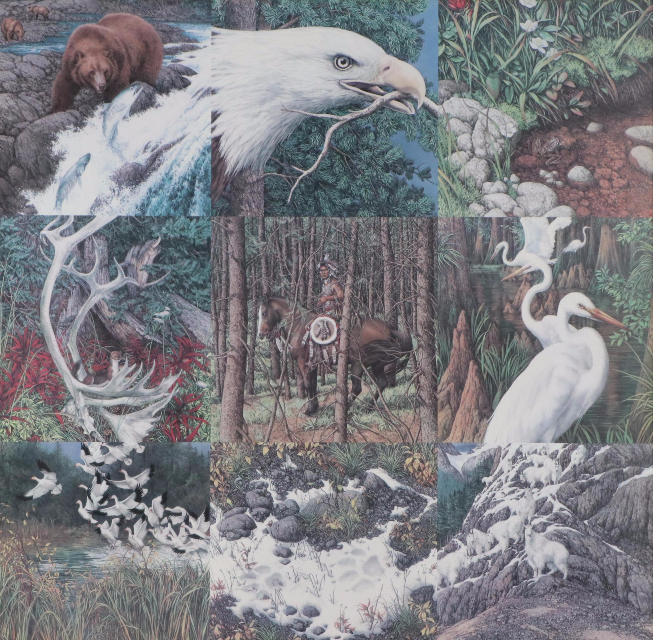 Bev Doolittle Offset Lithograph "Sacred Circle"