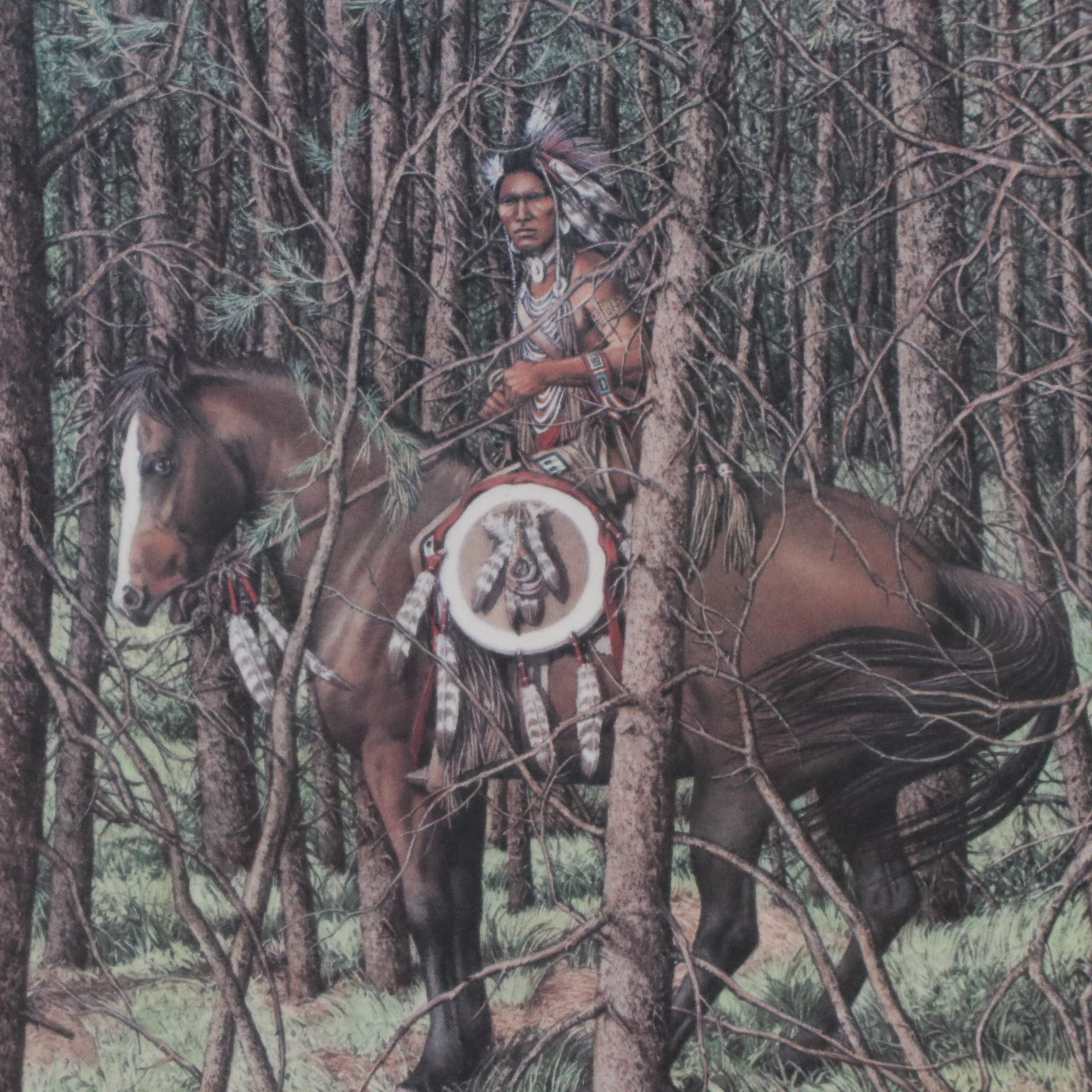 Bev Doolittle Offset Lithograph "Sacred Circle"
