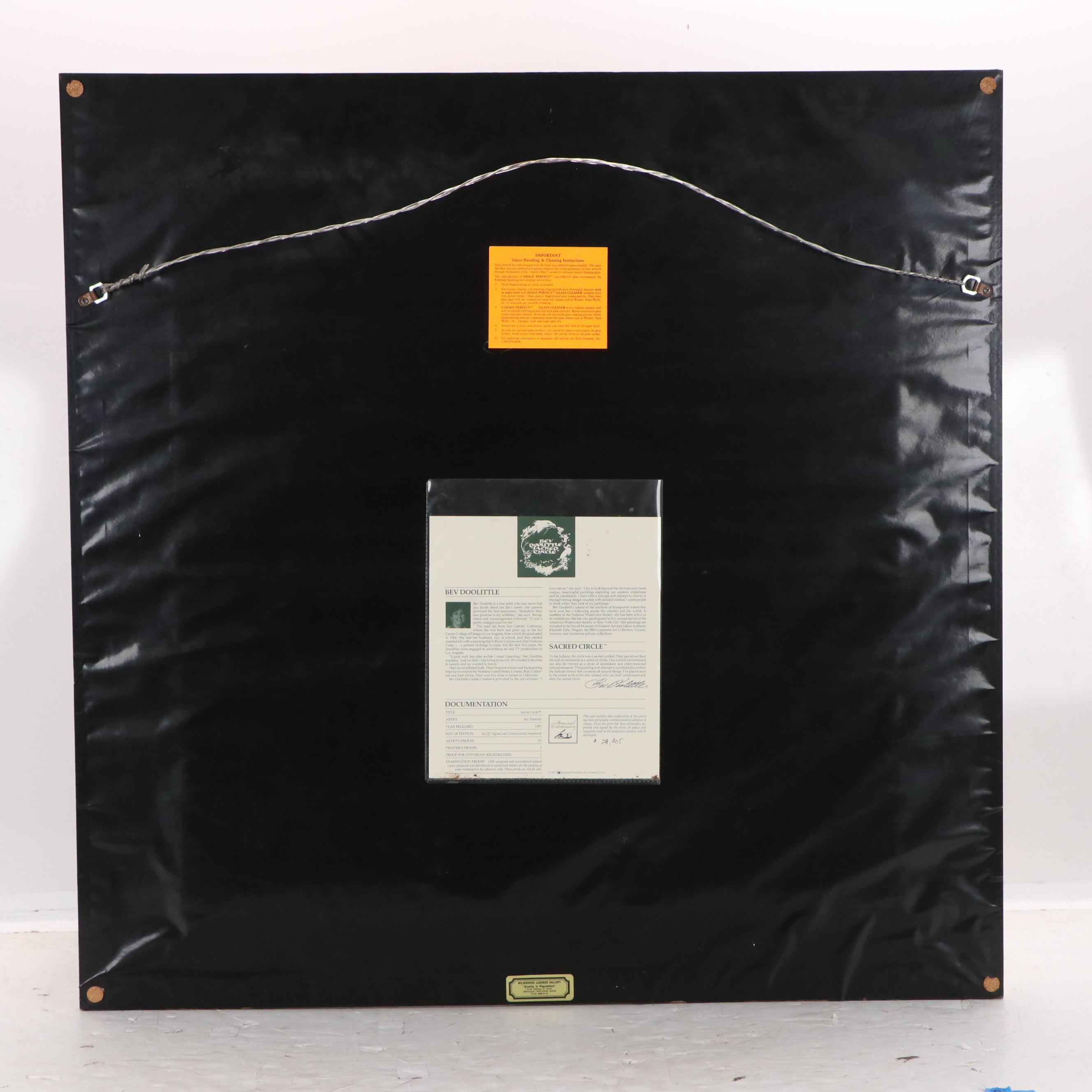 Bev Doolittle Offset Lithograph "Sacred Circle"