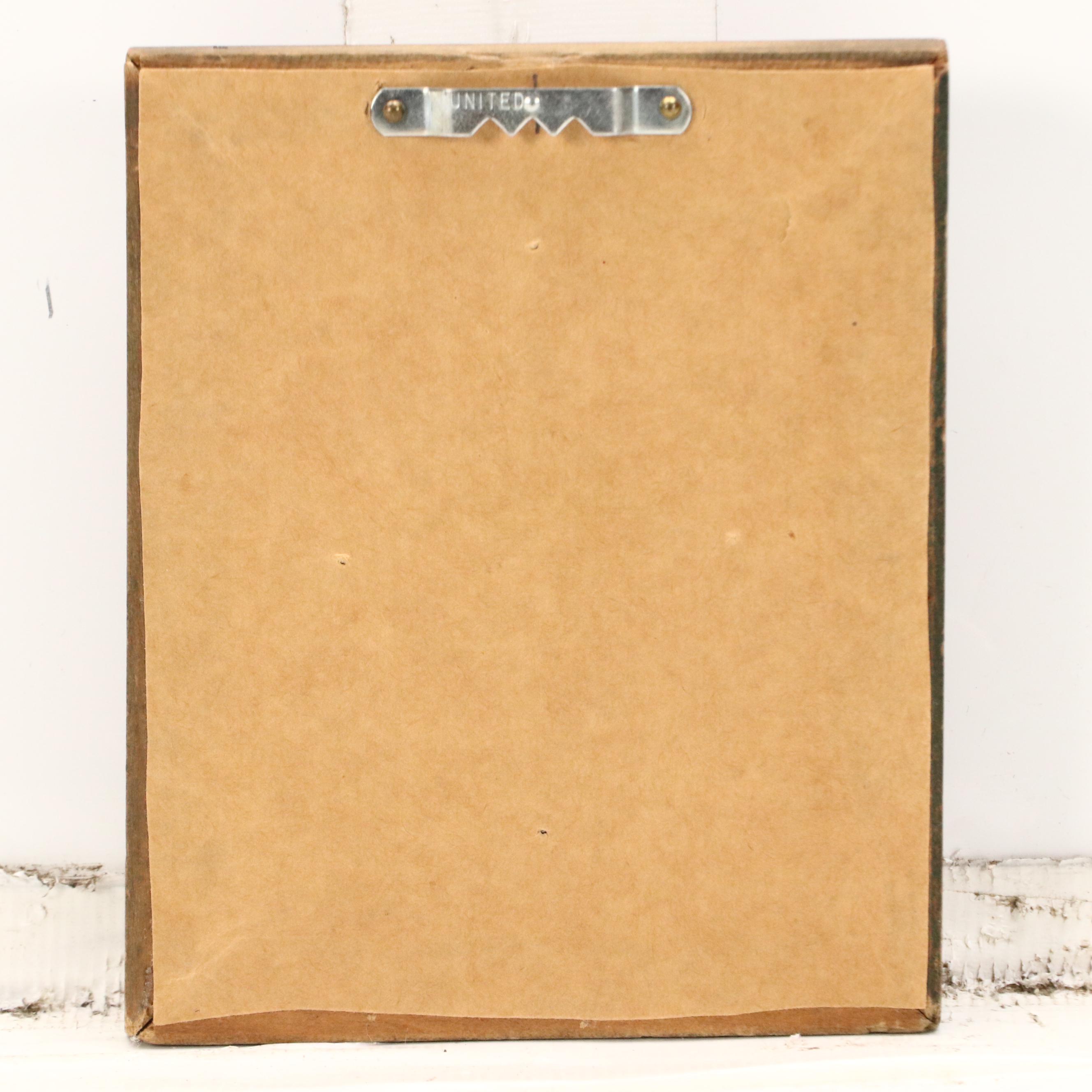 Miniature Woodland Landscape Oil Painting with River