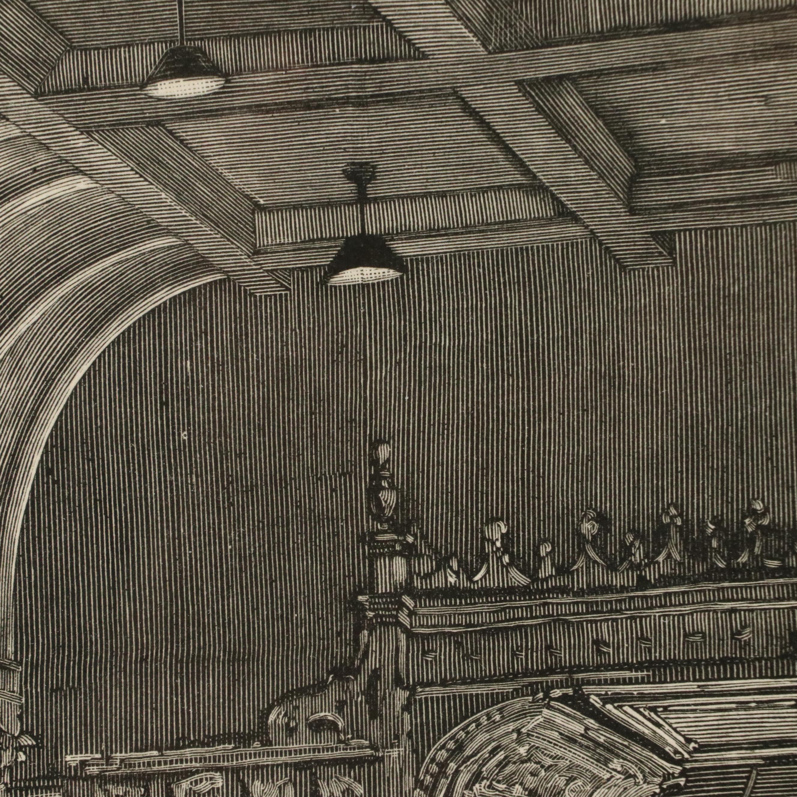 Harper's Weekly Engraving "The Cincinnati Opera Festival" After H.F. Farny, 1883