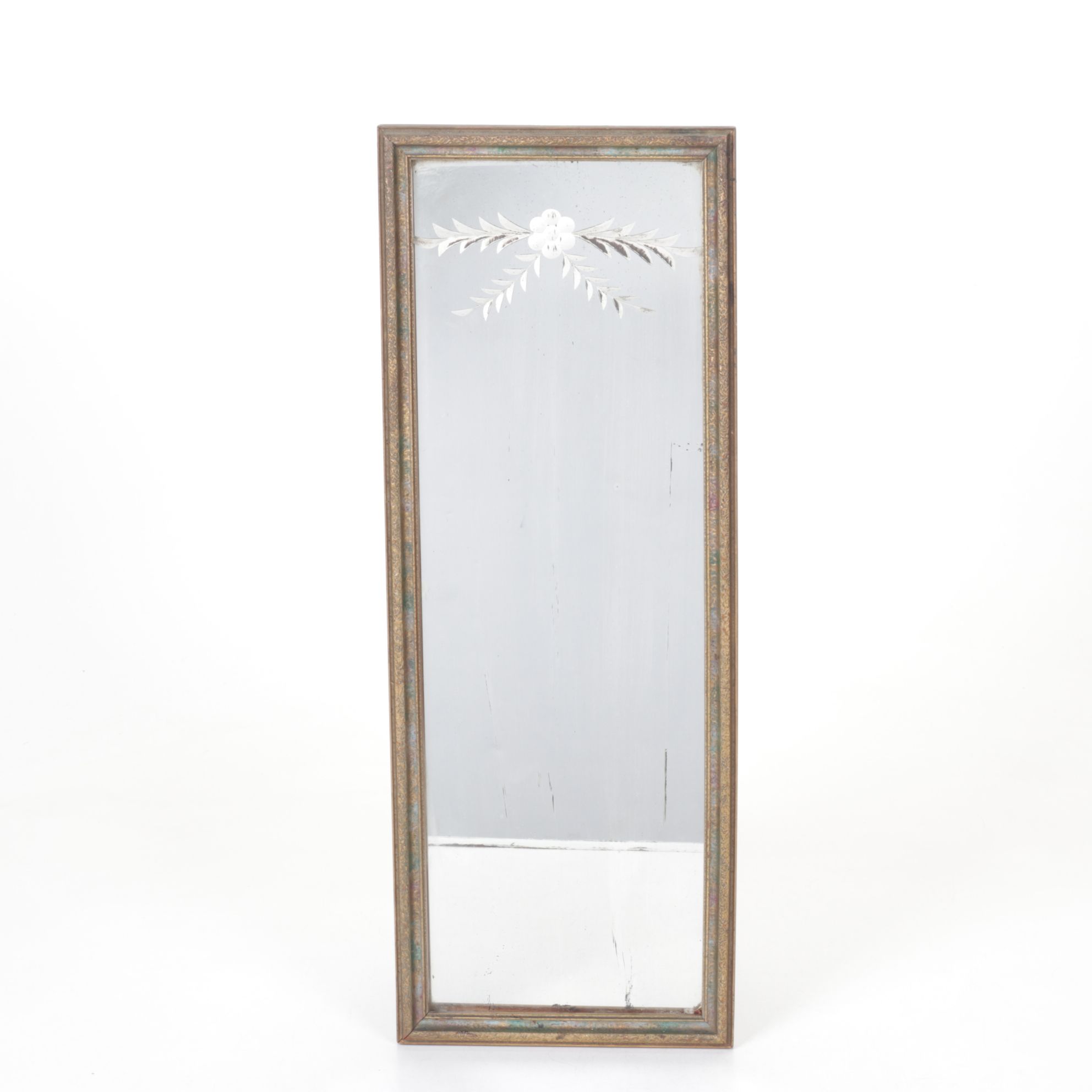 Reverse Painted Wall Mirror