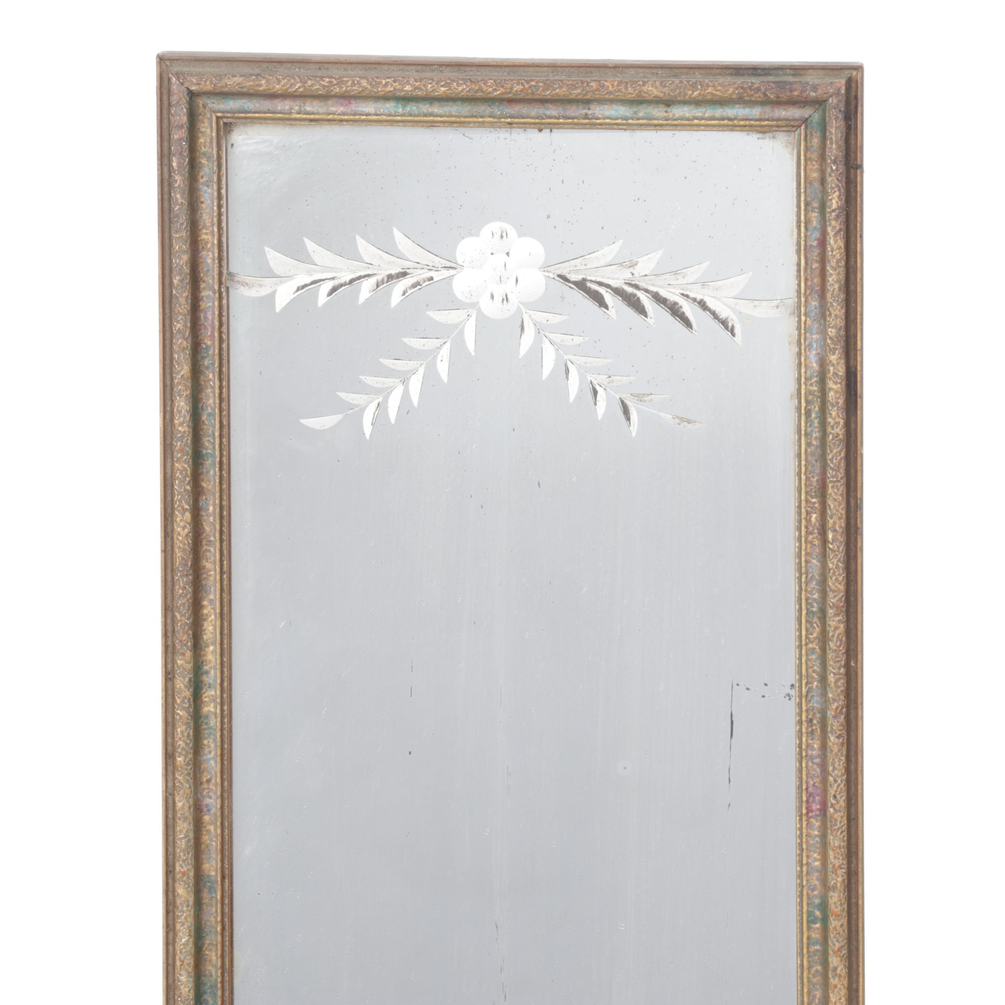 Reverse Painted Wall Mirror