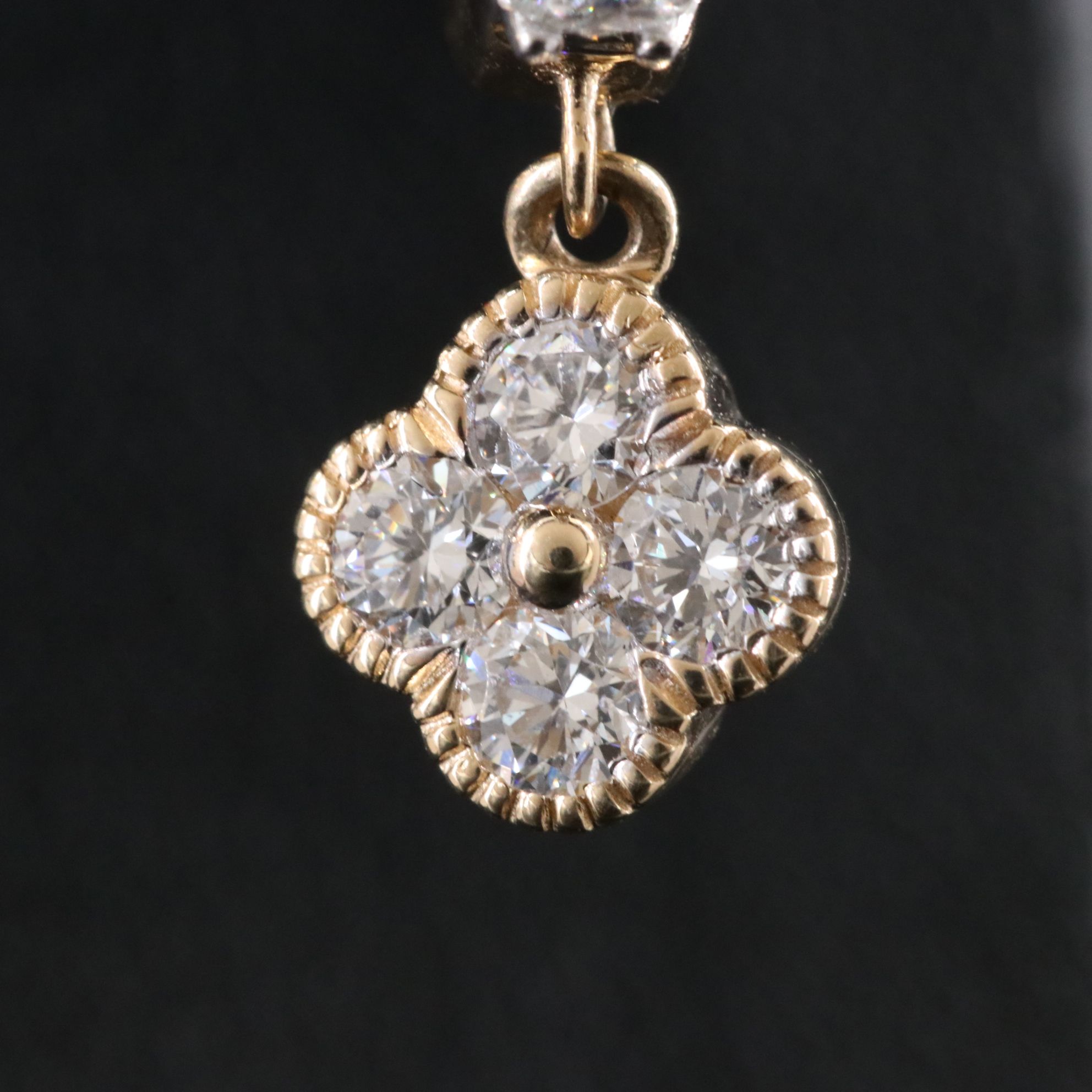 14K 2.00 CTW Lab Grown Diamond Earrings