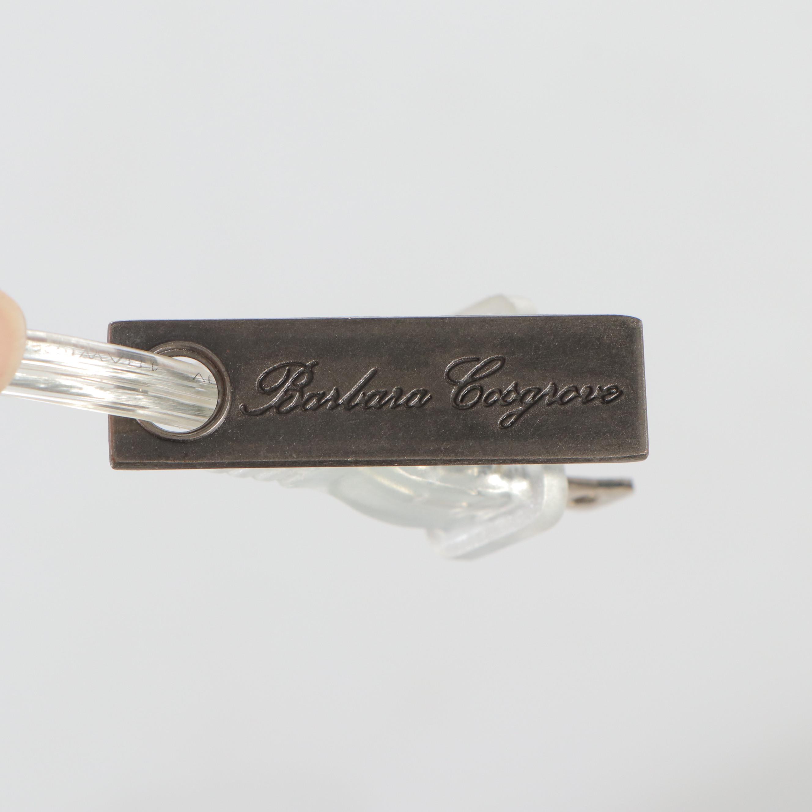 Barbara Cosgrove Distressed Oak Turned Wood Floor Lamp, 2008