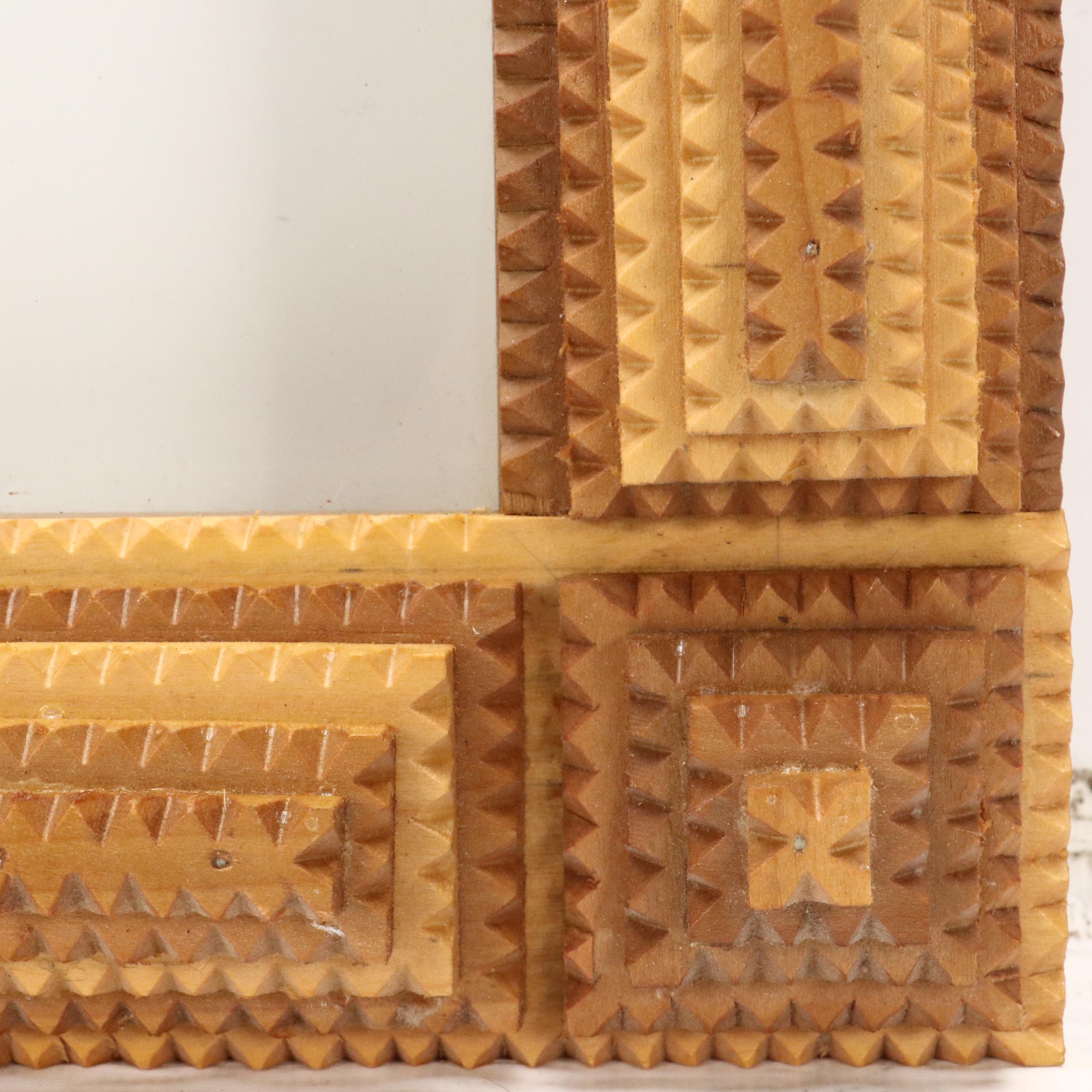 Robert Beaven Tramp Art Wooden Frame