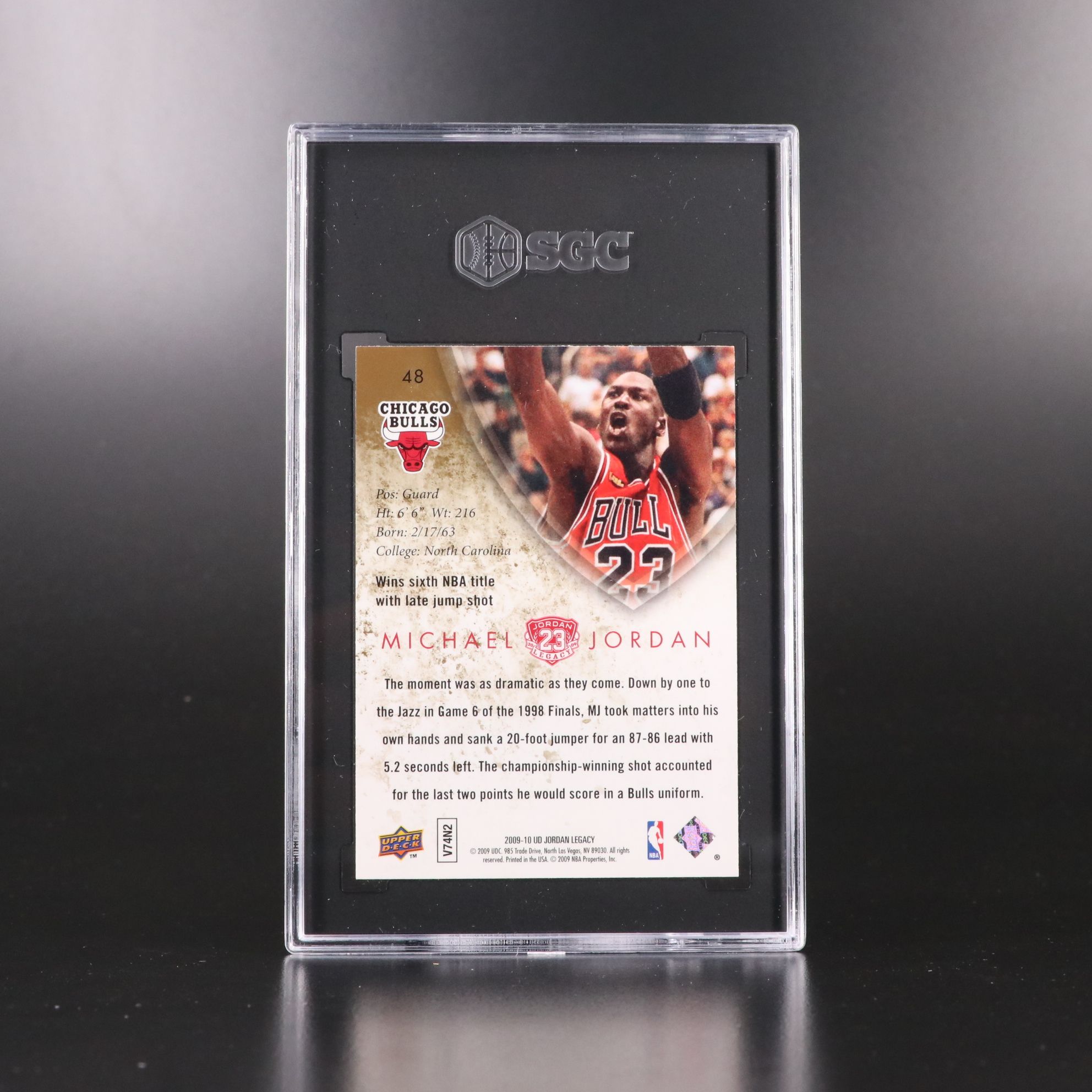 Michael Jordan SGC Graded Chicago Bulls and UNC Basketball Cards, 2000s-2010s