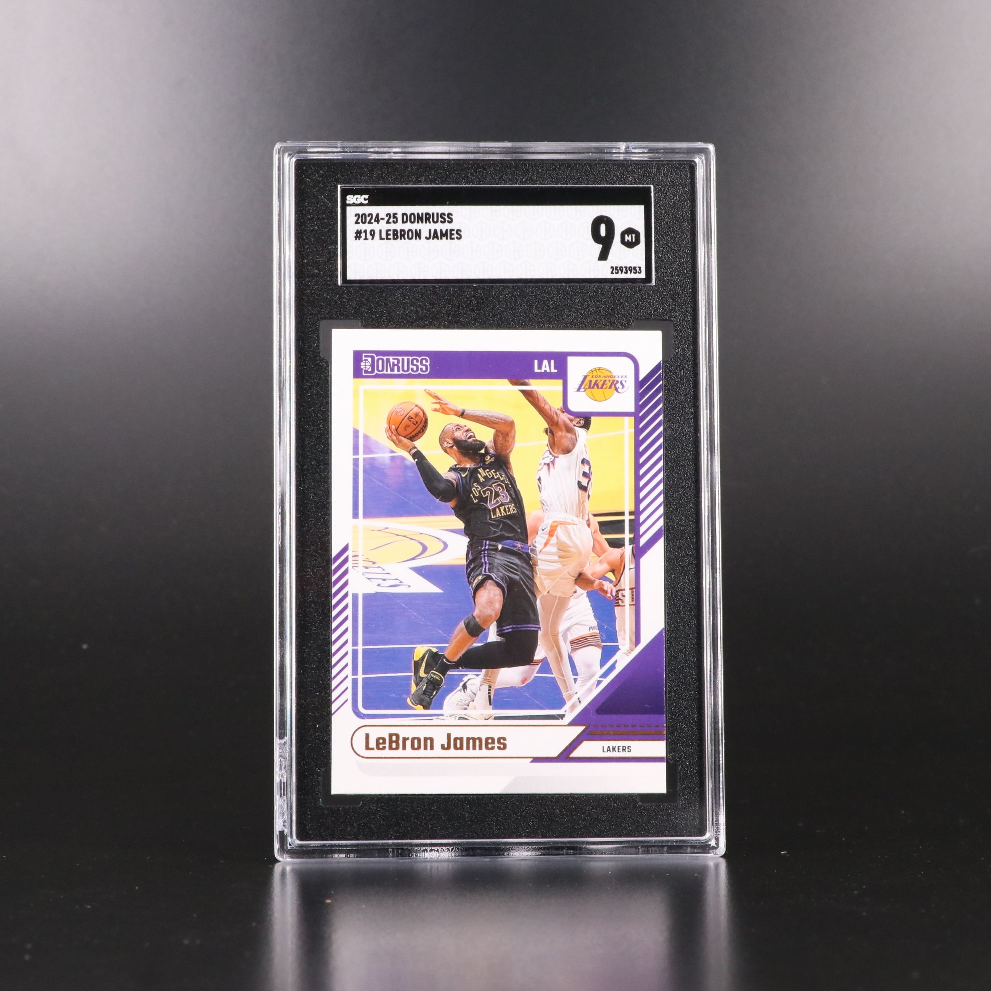 LeBron James SGC Graded Los Angeles Lakers Donruss Basketball Cards, 2020s