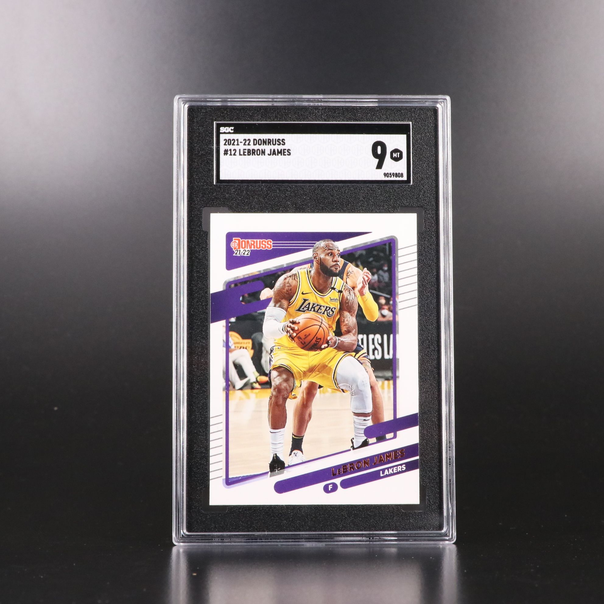 LeBron James SGC Graded Los Angeles Lakers Donruss Basketball Cards, 2020s