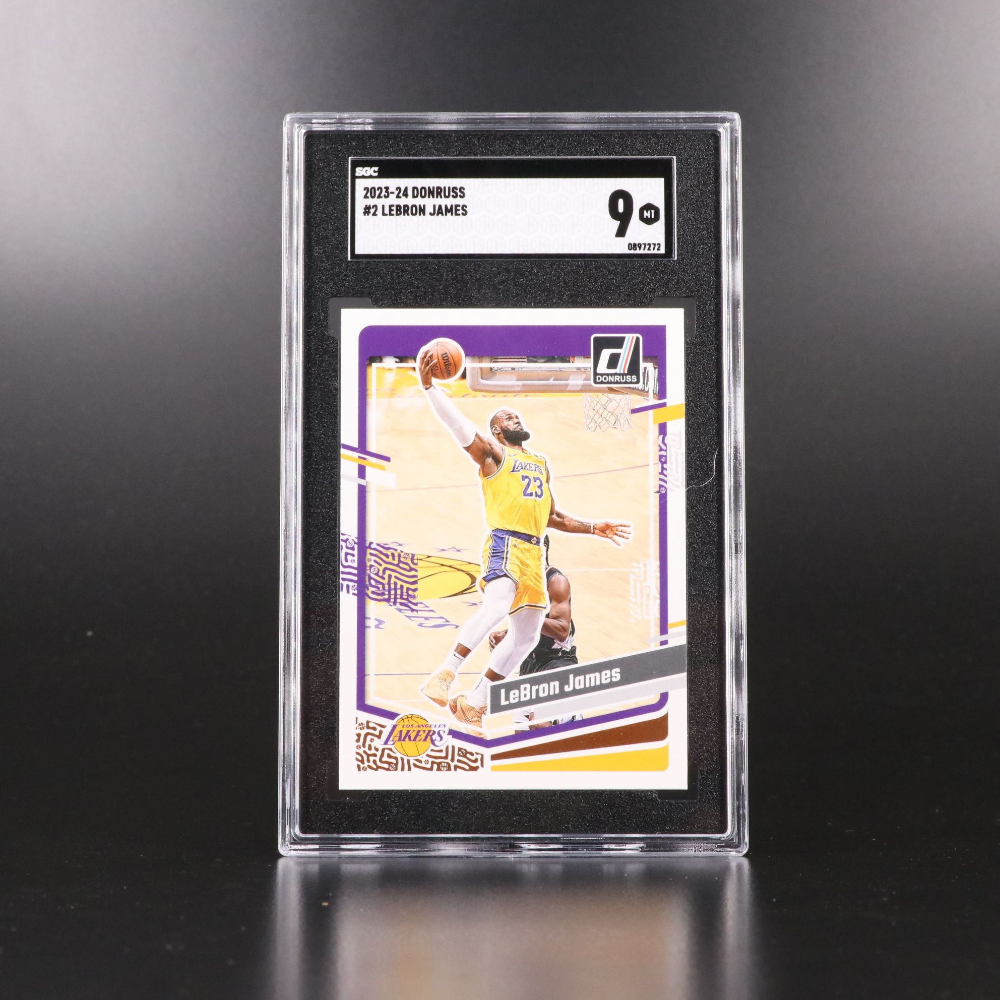 LeBron James SGC Graded Los Angeles Lakers Donruss Basketball Cards, 2020s