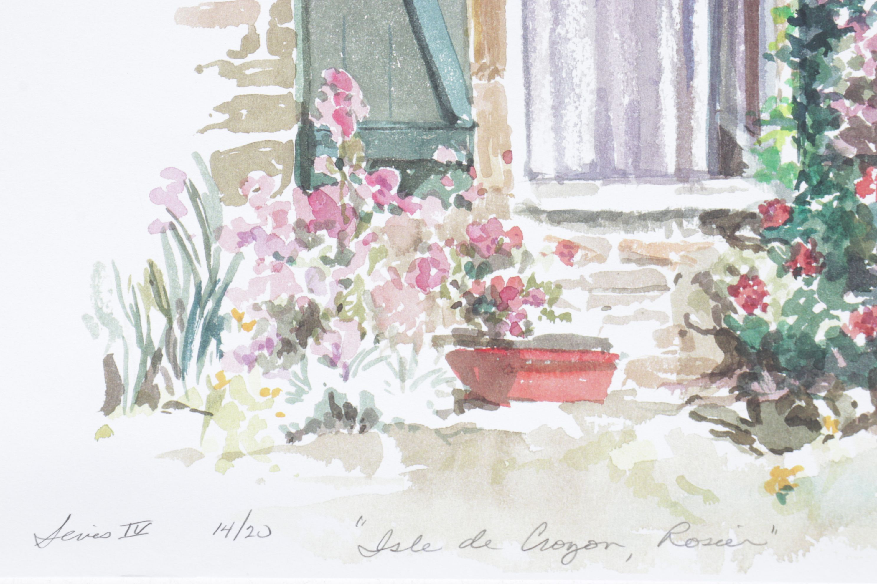 Set of Margaret Voelker-Ferrier Digital Prints of Farmhouse Facades & Landscapes