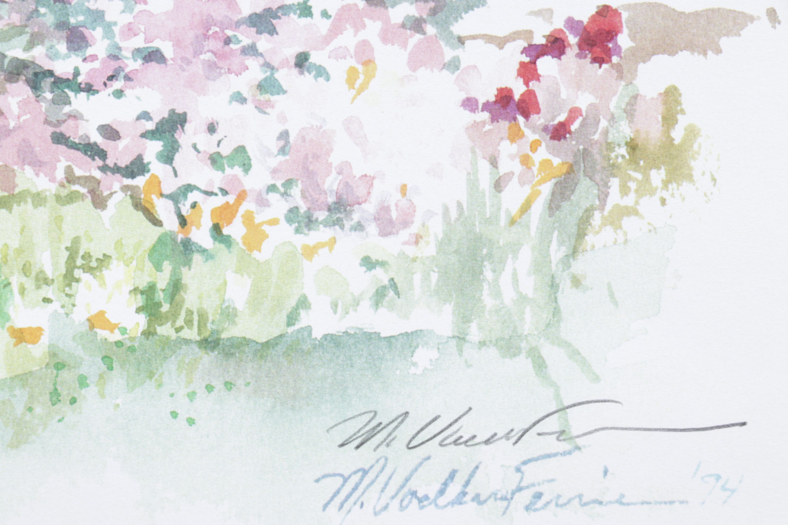 Set of Margaret Voelker-Ferrier Digital Prints of Farmhouse Facades & Landscapes