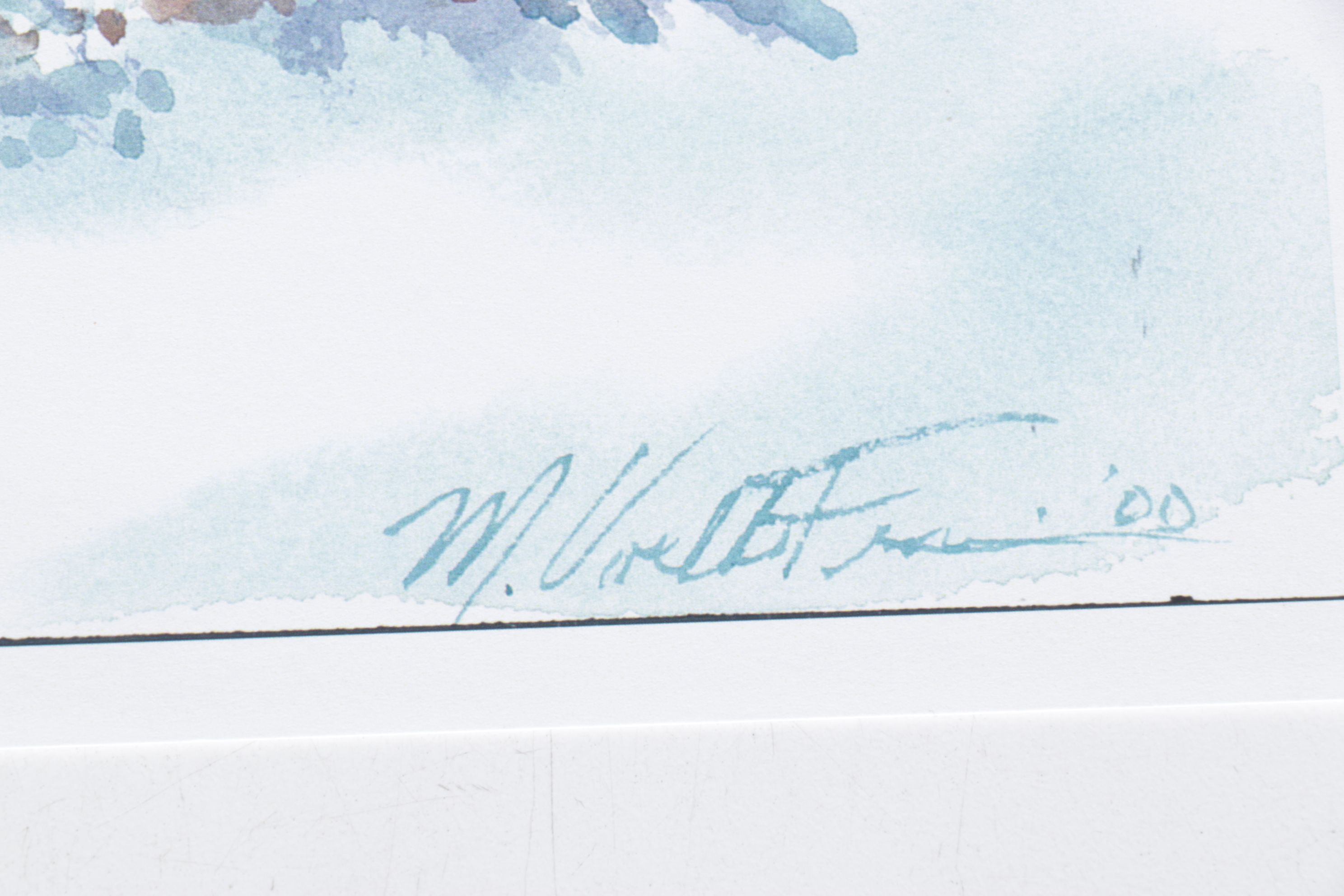 Set of Margaret Voelker-Ferrier Digital Prints of Farmhouse Facades & Landscapes